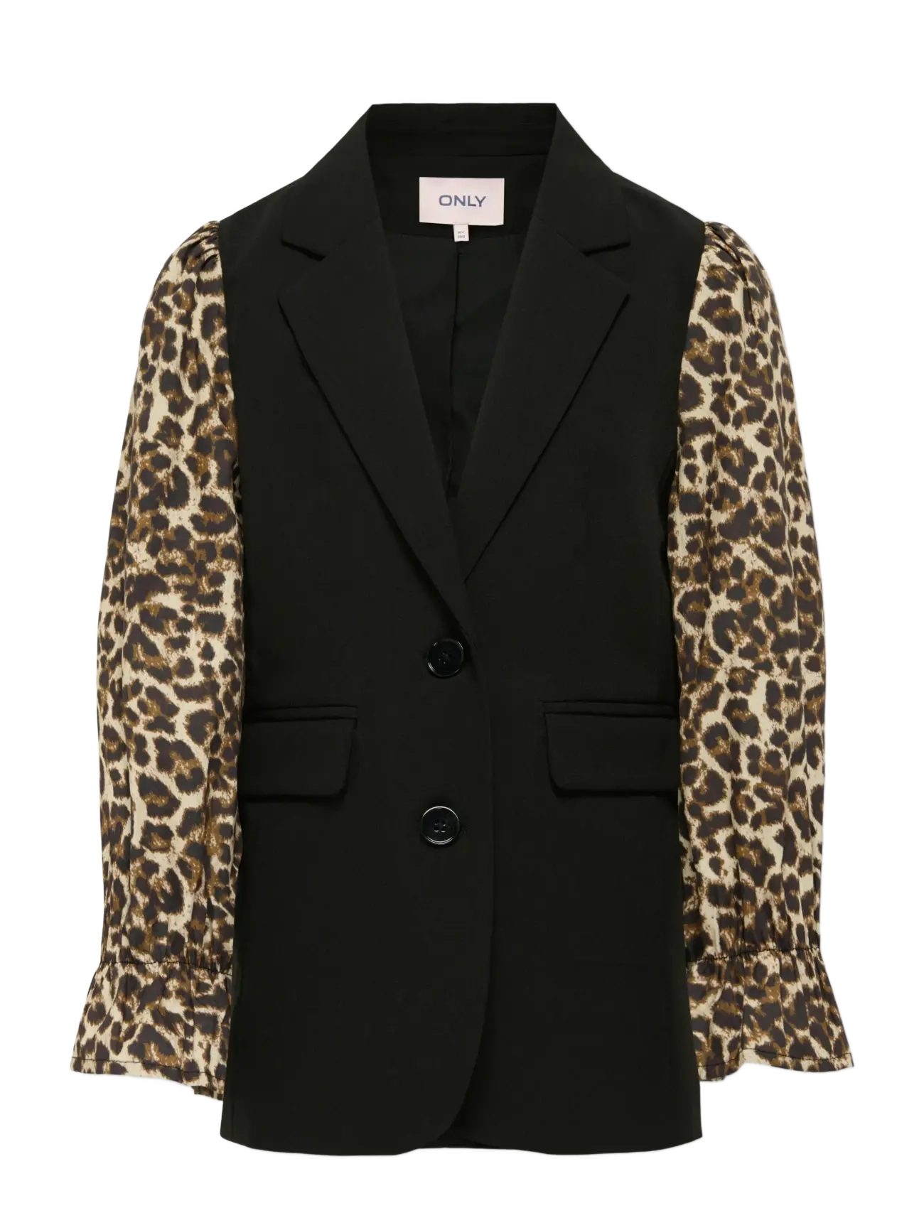 Kids Only KOGKIRA OVERSIZE LEO SLE. LS BLAZER TLR - Osta vanuse järgi - BLACK / black