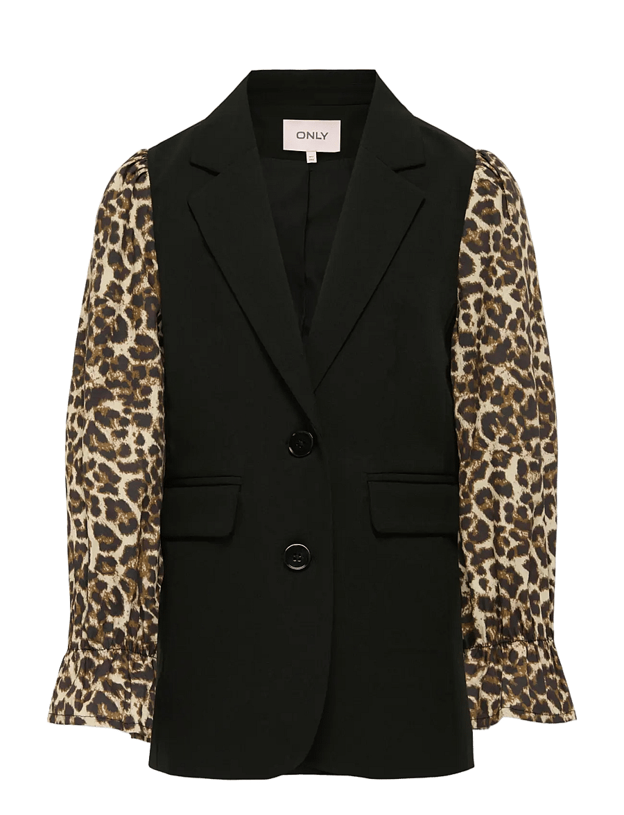 Kids Only - KOGKIRA OVERSIZE LEO SLE. LS BLAZER TLR - black - 0