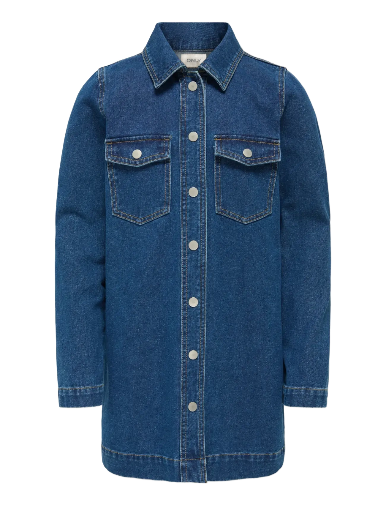 Kinder ONLY Kogbelle L/S Kurz Kleid Dnm Gua Blau - 164 - Kinder