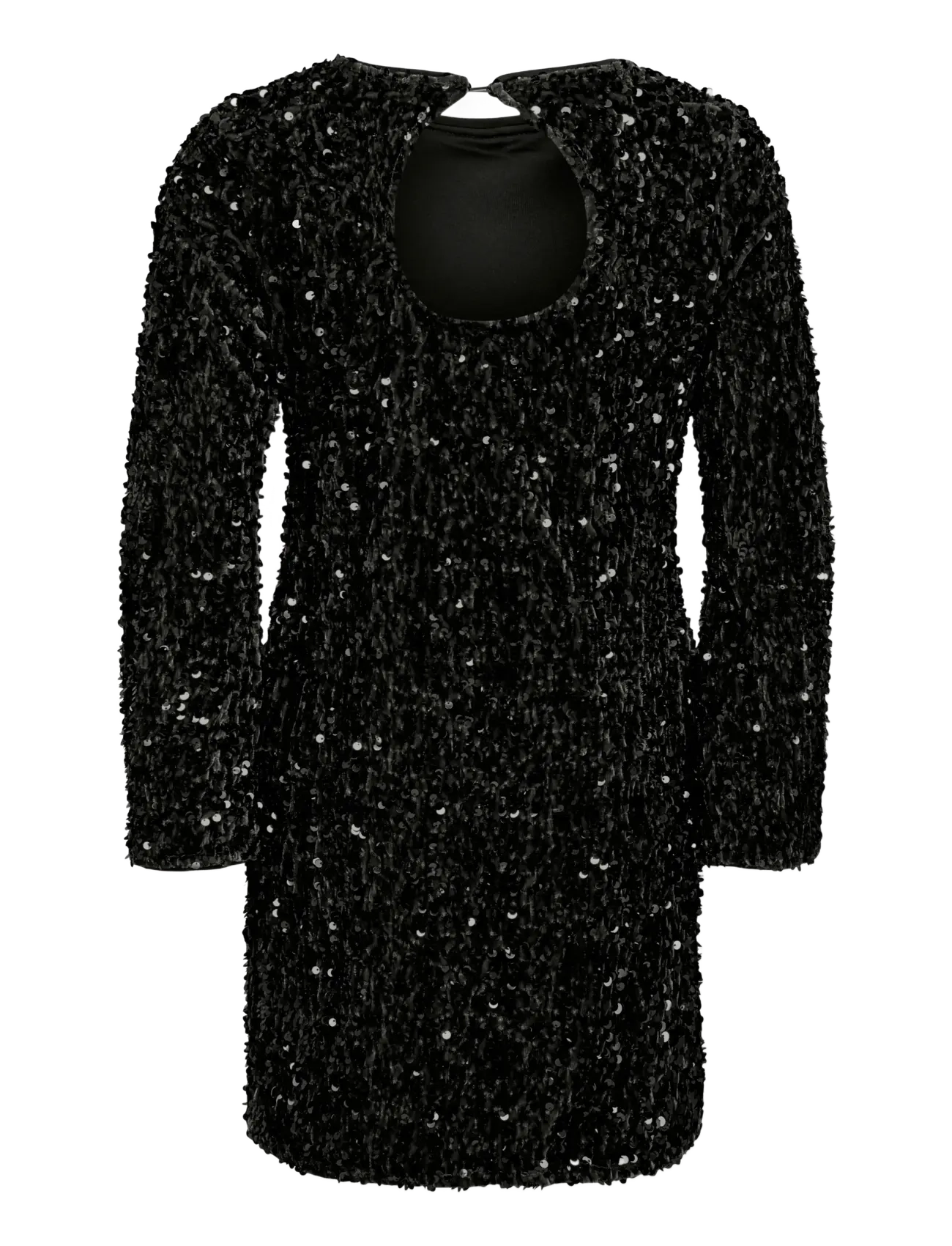 Kids Only - KOGCONFIDENCE LIFE LS SEQ FLRD DRESS JRS - black - 2