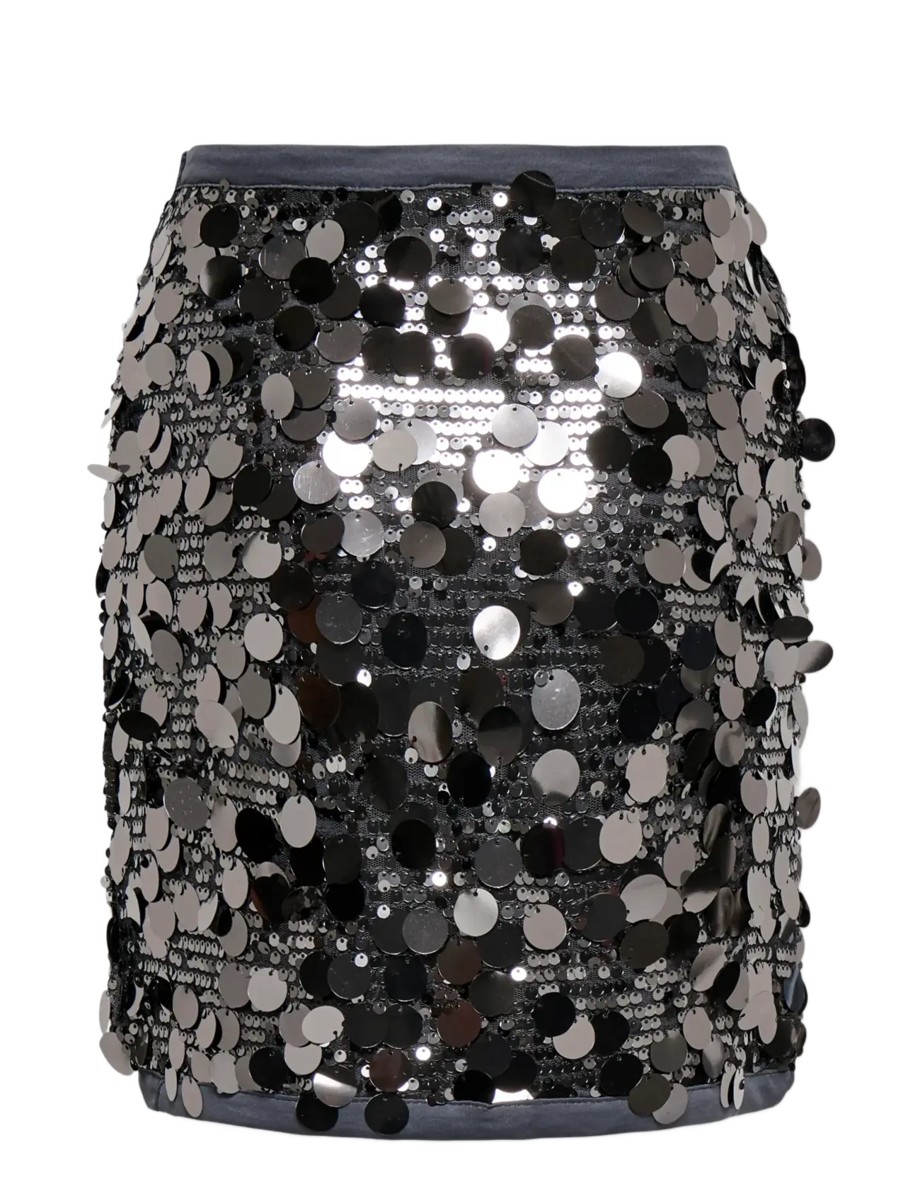 Kids Only - KOGJADEL SEQUINS SKIRT WVN - korte nederdele - asphalt - 1