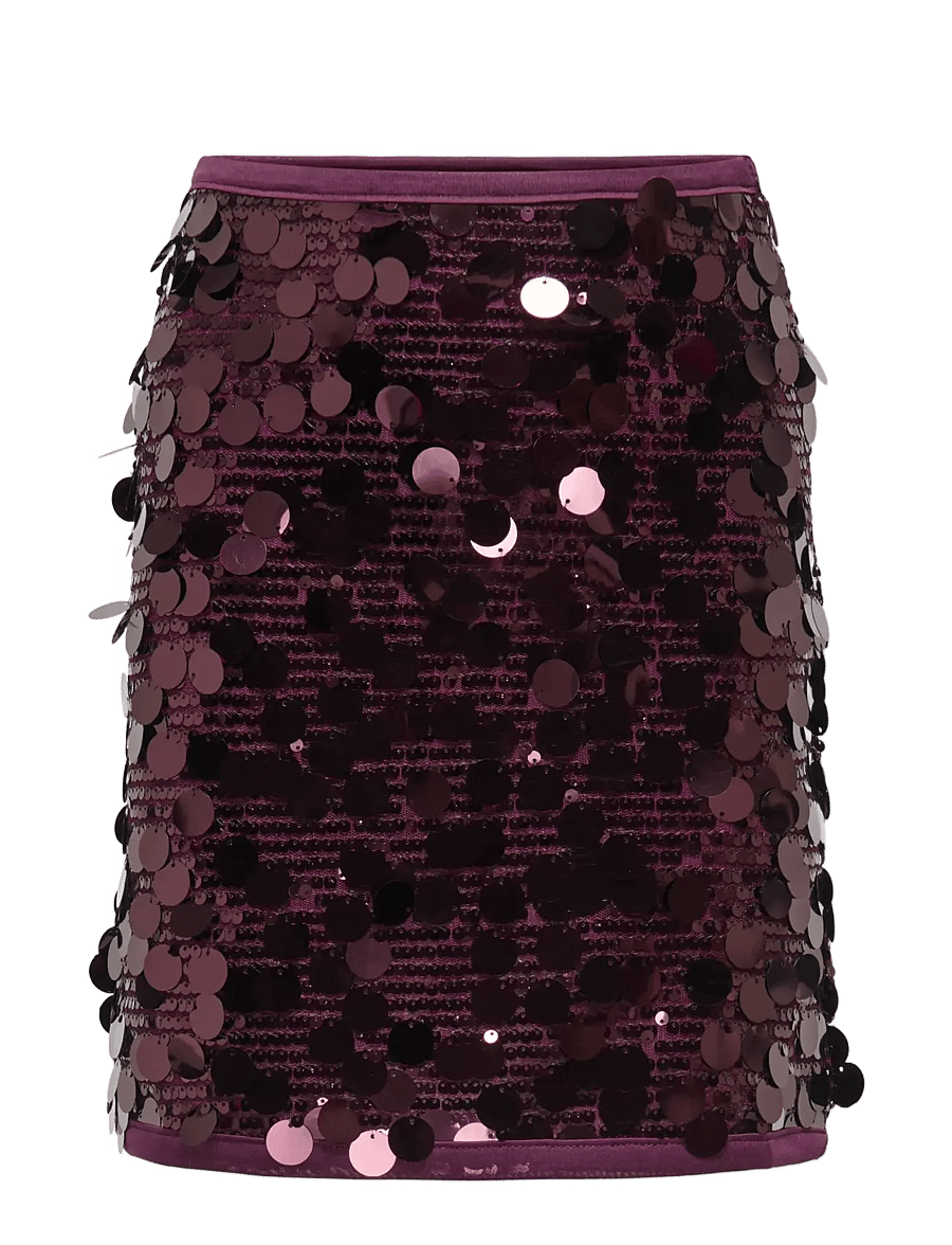 Kids Only - KOGJADEL SEQUINS SKIRT WVN - korte nederdele - winetasting - 0