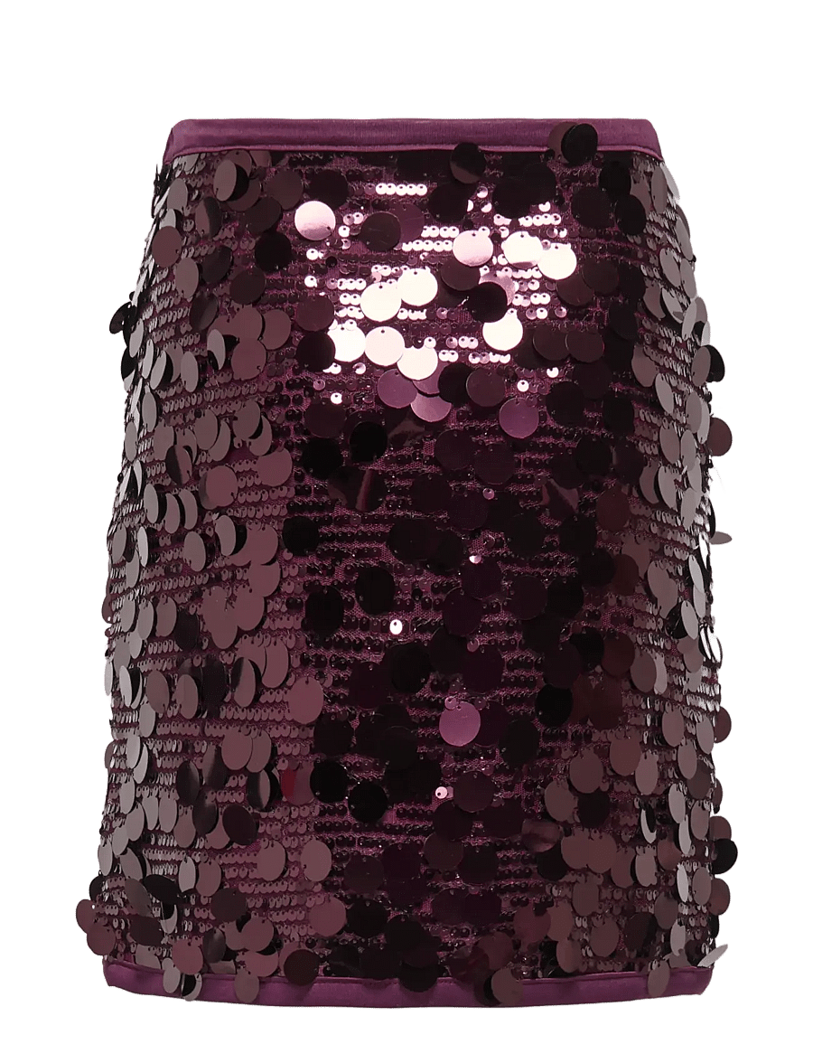 Kids Only - KOGJADEL SEQUINS SKIRT WVN - korte nederdele - winetasting - 1