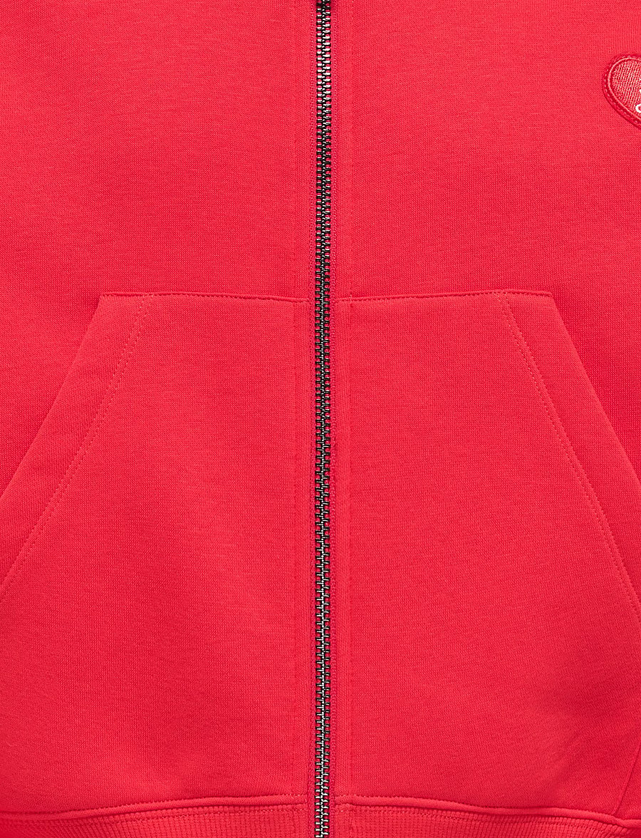 Kids Only - KOGEVISA L/S ZIP HOOD OVS SWT - high risk red - 2
