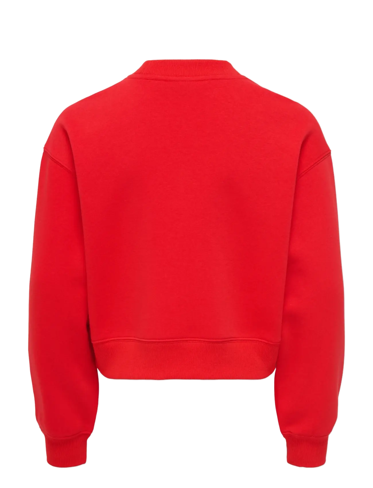 Kids Only - KOGEVISA L/S O-NECK SHORT SWT - sweatshirts - high risk red - 1