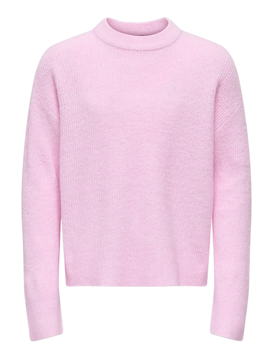 Kids Only - KOGCAMILLA O-NECK L/S PULLOVER KNT - pullover - pink lady - 0