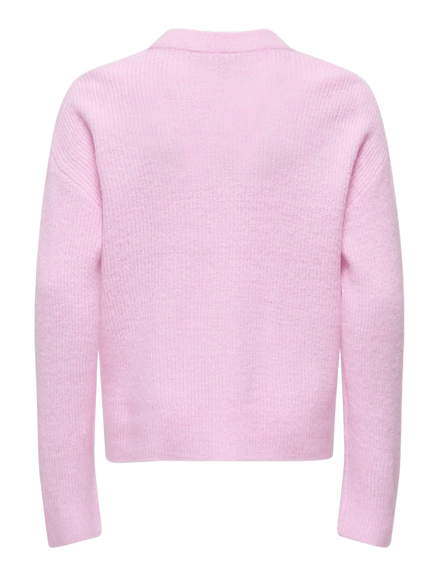 Kids Only - KOGCAMILLA O-NECK L/S PULLOVER KNT - pullover - pink lady - 1