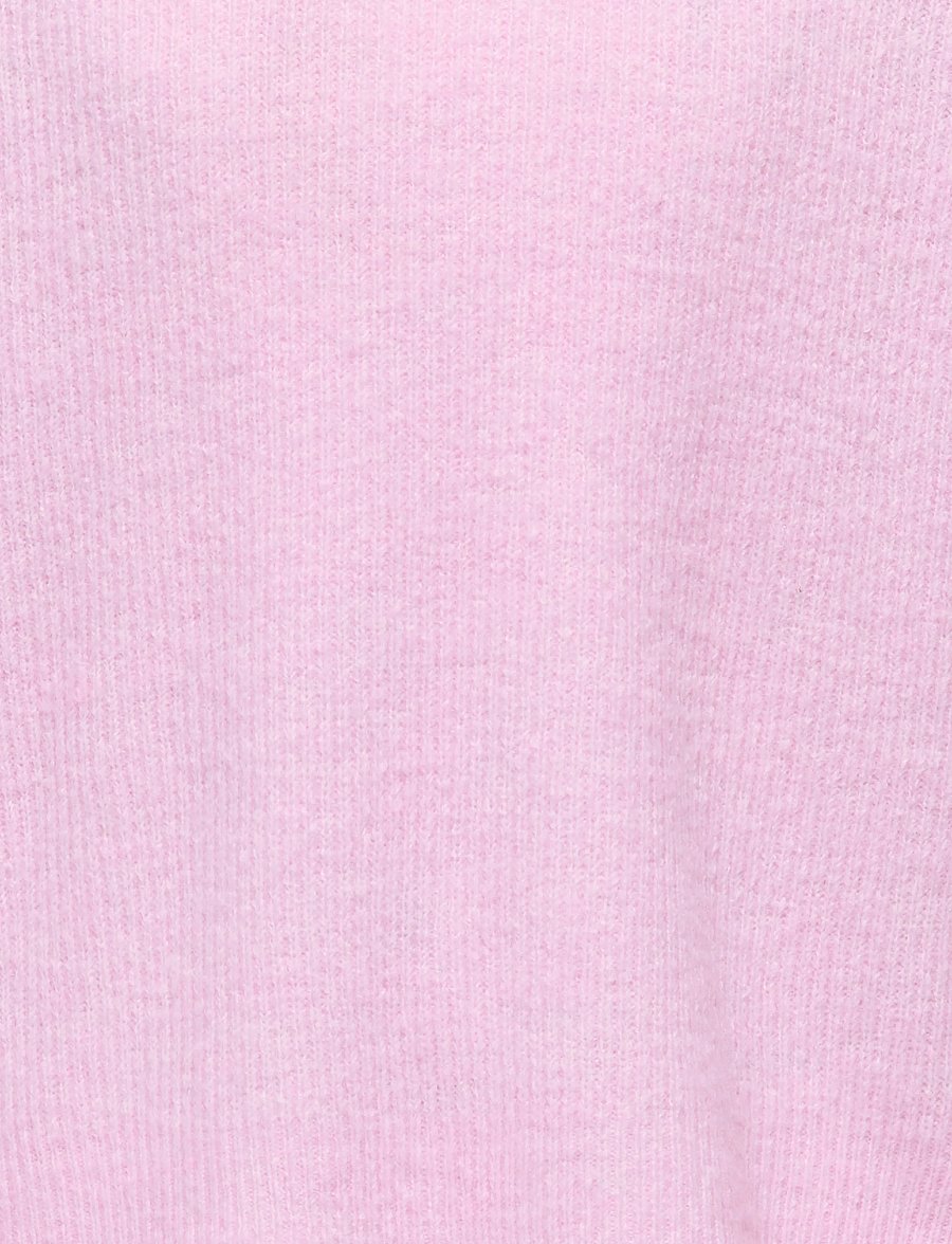 Kids Only - KOGCAMILLA O-NECK L/S PULLOVER KNT - pullover - pink lady - 2