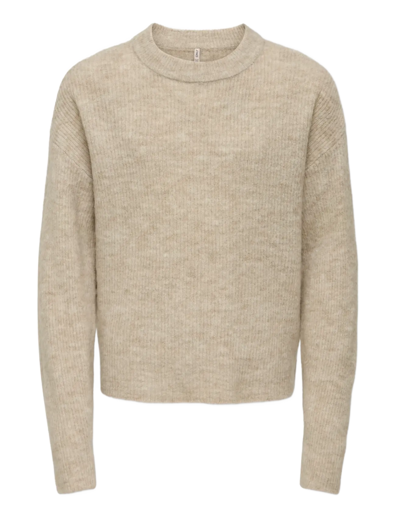 Kids Only KOGCAMILLA O-NECK L/S PULLOVER KNT - KIDS ONLY - PUMICE STONE / beige