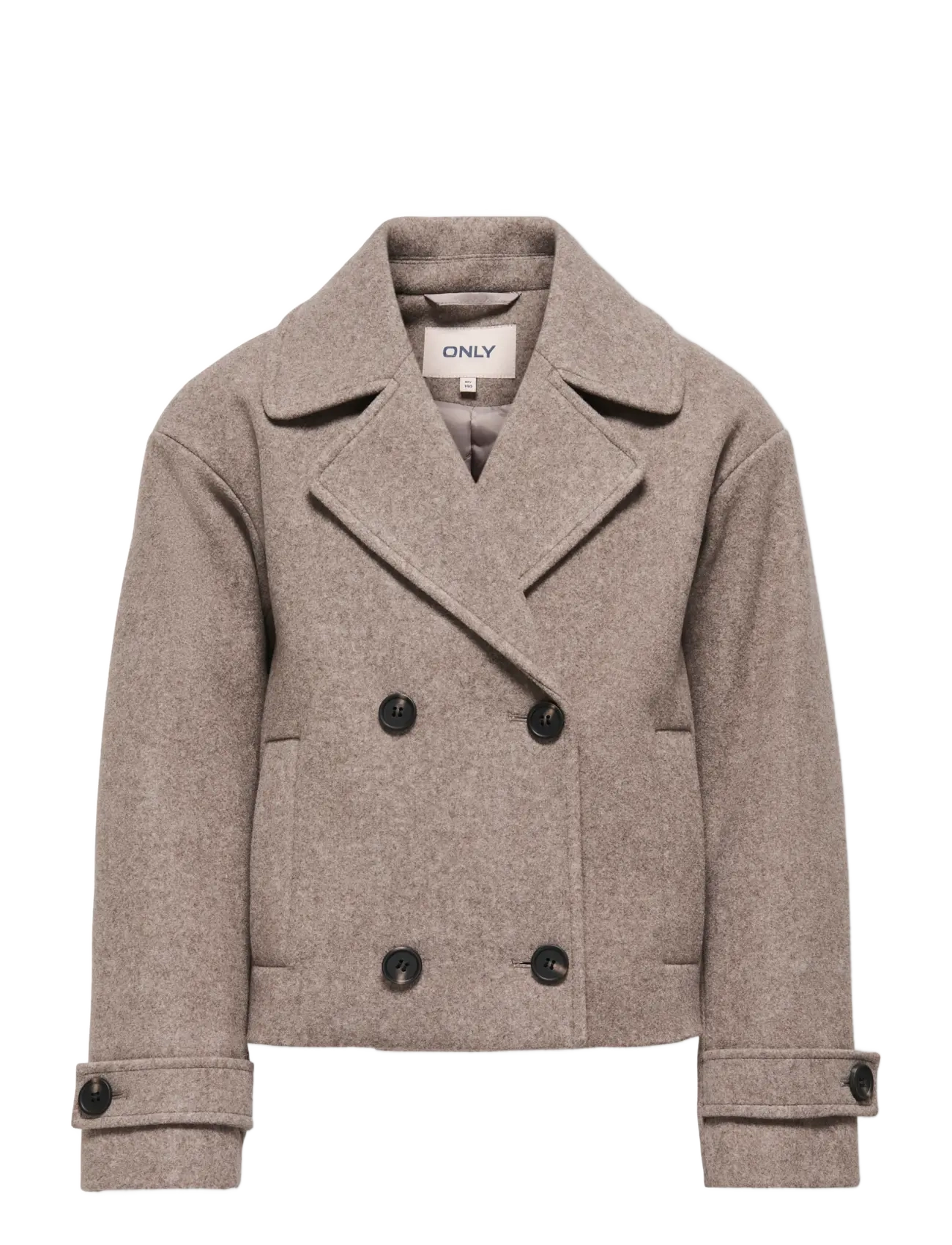 Kids Only KOGADINA LIFE LS A-SHAPE PEACOAT JKT OTW - Õueriided - TAUPE GRAY / grey