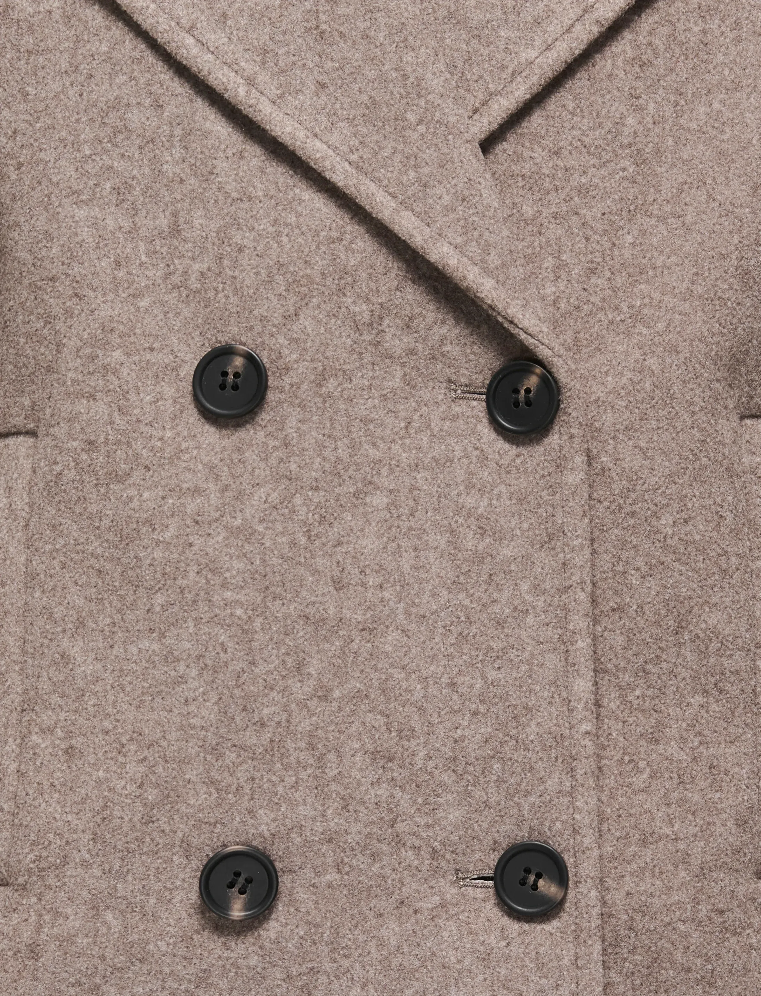 Kids Only - KOGADINA LIFE LS A-SHAPE PEACOAT JKT OTW - frakker - taupe gray - 2