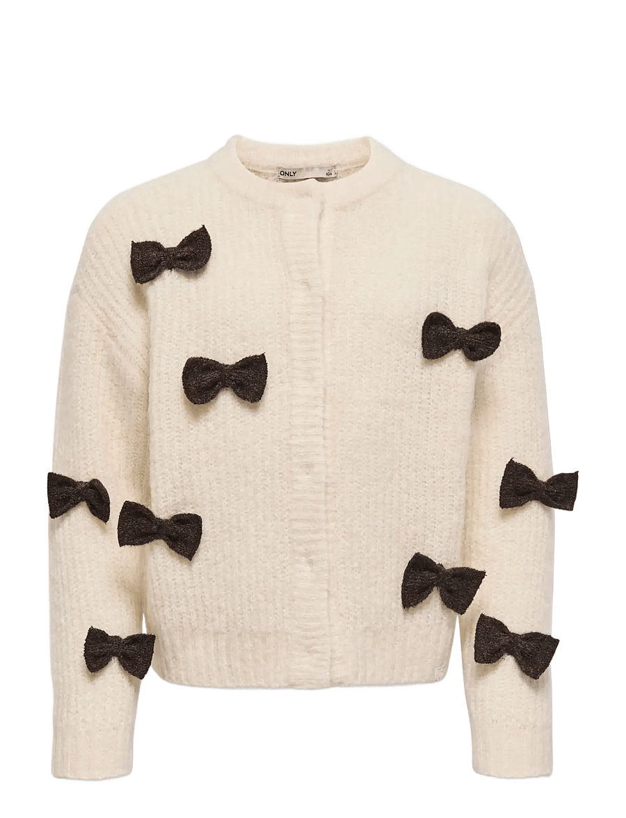 Kids Only - KMGROSALIN L/S O-NECK CARDIGAN KNT - cardigans - birch - 1