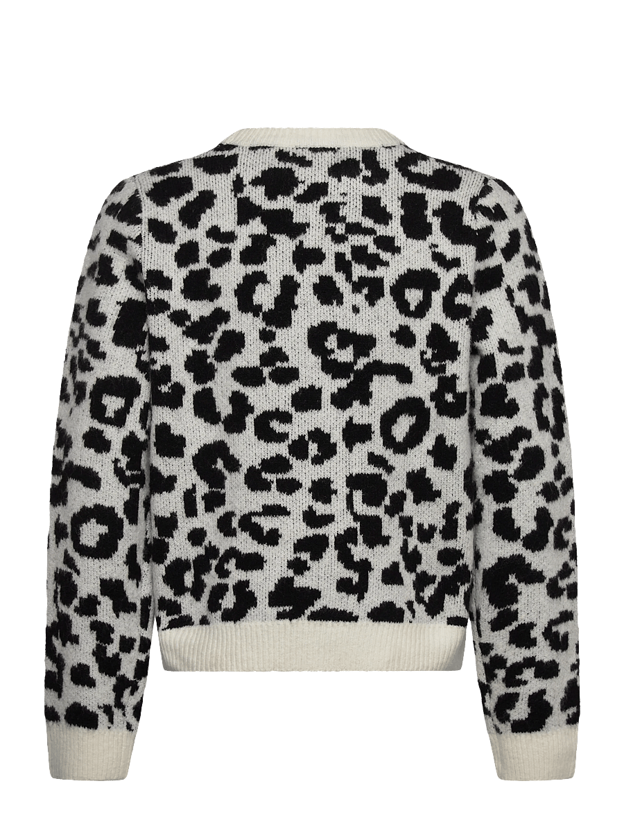 Kids Only - KOGDORA LIFE LEO L/S O-NECK KNT - pullover - birch - 1