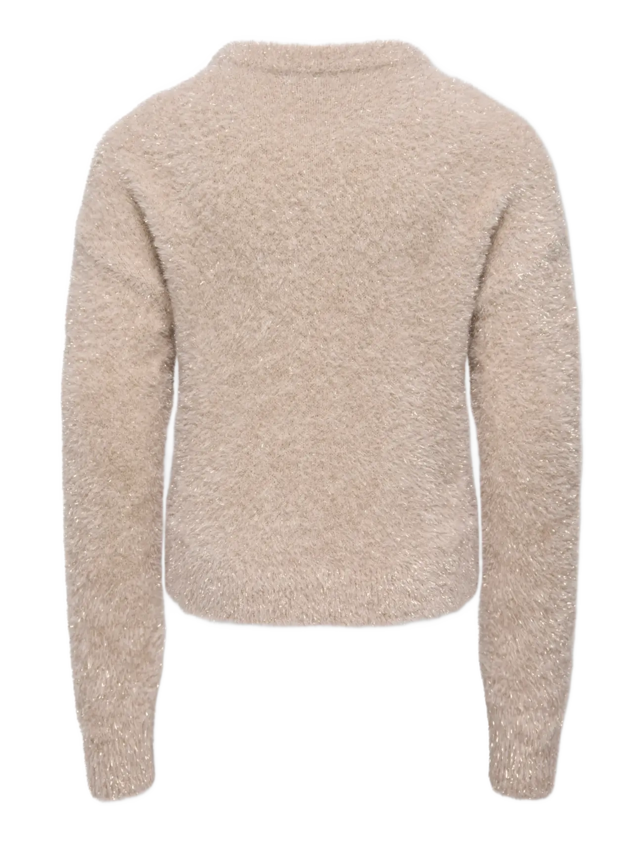 Kids Only - KOGPIUMO GLITTER L/S O-NECK KNT - pullover - whitecap gray - 1