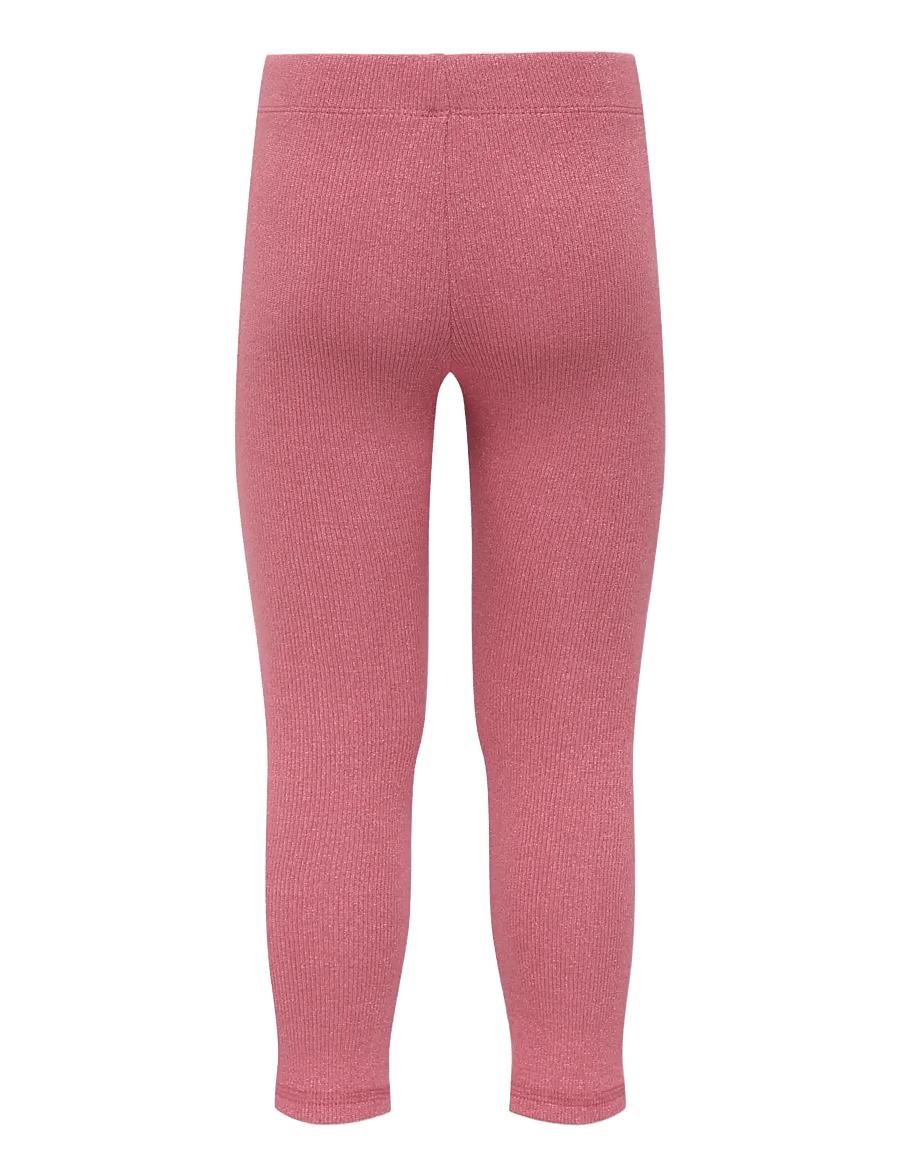 Kids Only - KMGTRINNY LUREX LEGGING JRS - leggings - rose wine - 1