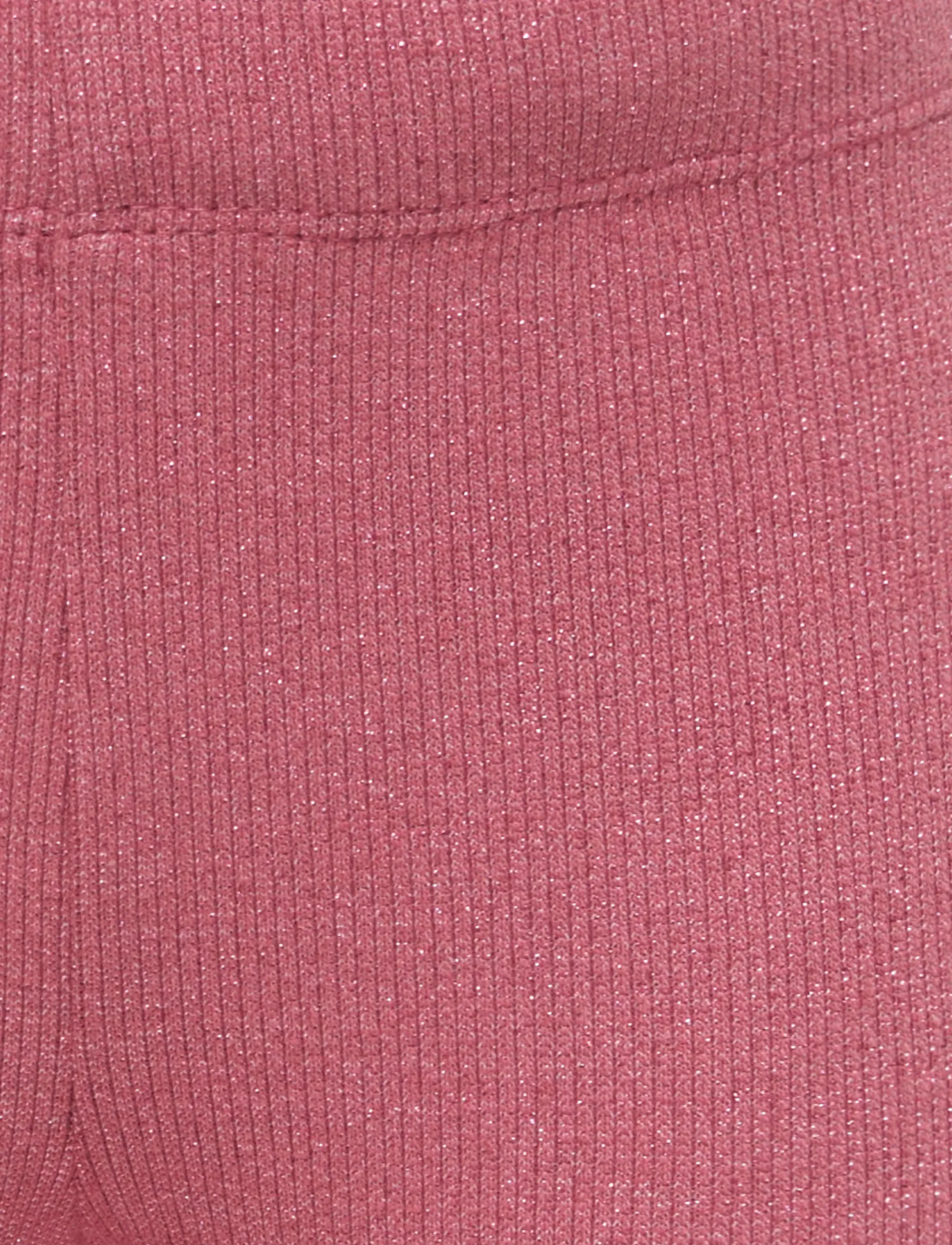 Kids Only - KMGTRINNY LUREX LEGGING JRS - leggings - rose wine - 2