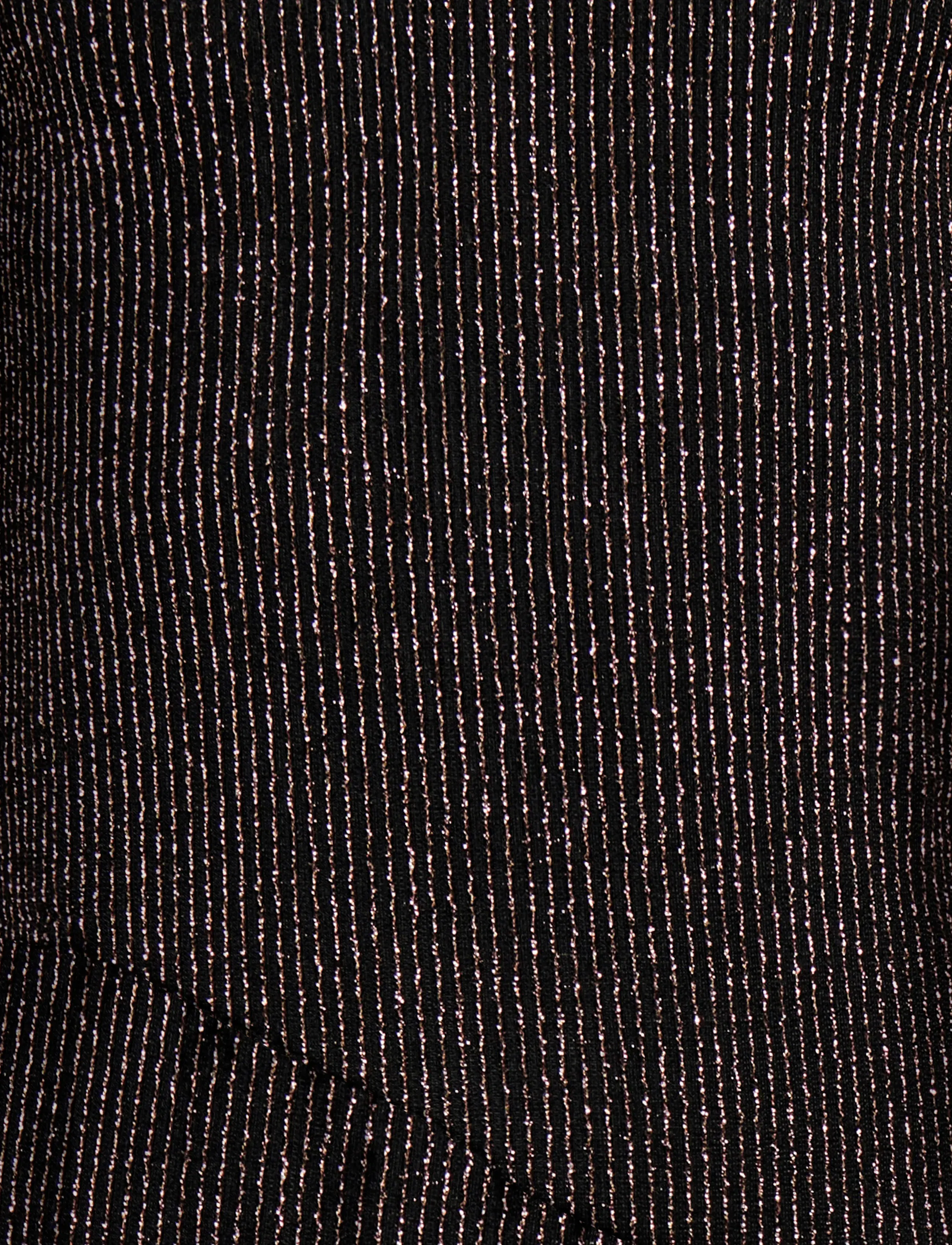 Kids Only - KMGQUEEN L/S O-NECK GLITTER DRESS BF JRS - langärmelige freizeitkleider - black - 2