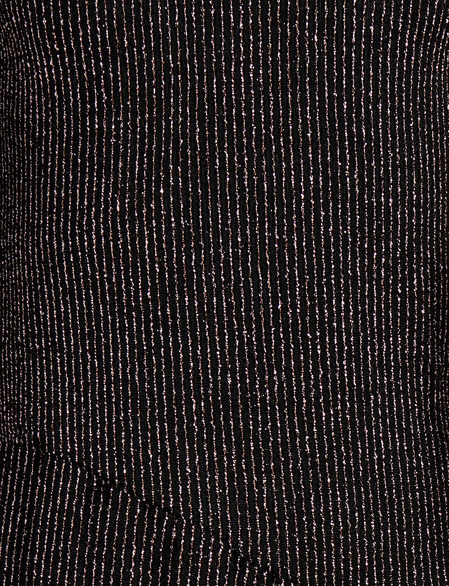 Kids Only - KMGQUEEN L/S O-NECK GLITTER DRESS BF JRS - langärmelige freizeitkleider - black - 2