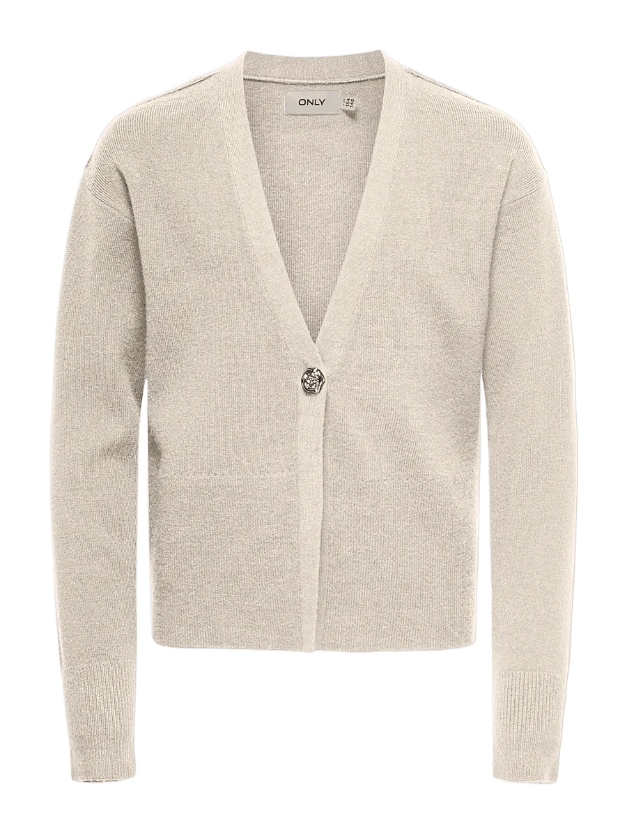 Kids Only - KOGKATIA LS BLING CARDIGAN KNT - koftor - birch - 0