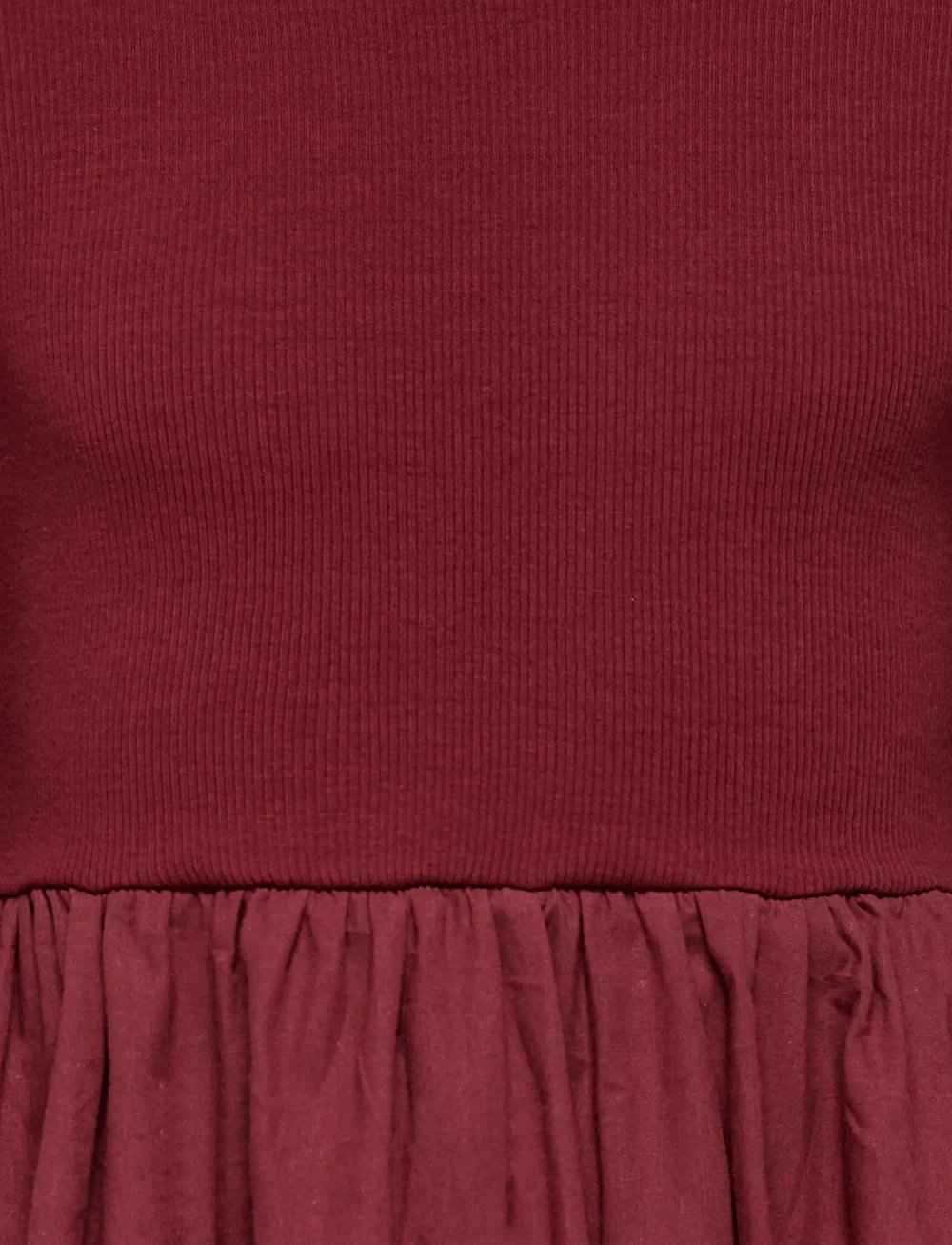 Kids Only - KMGTRINNY SLD LS BAL DRESS JRS NOOS - långärmade vardagsklänningar - cabernet - 3