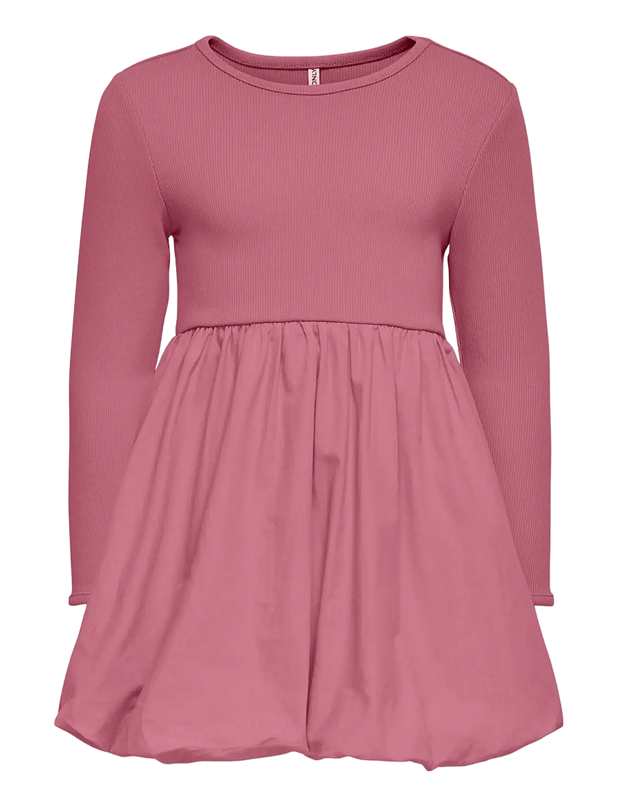 Kids Only - KMGTRINNY SLD LS BAL DRESS JRS NOOS - robes décontractées à manches longues - heather rose - 1