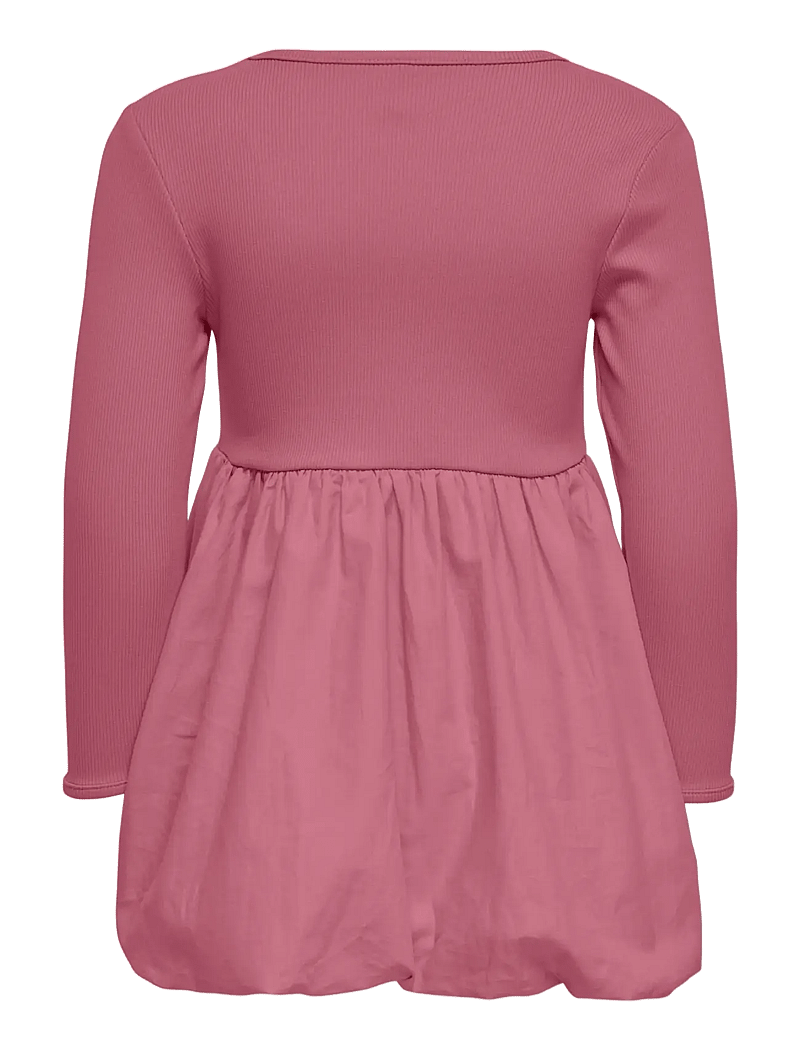 Kids Only - KMGTRINNY SLD LS BAL DRESS JRS NOOS - långärmade vardagsklänningar - heather rose - 1