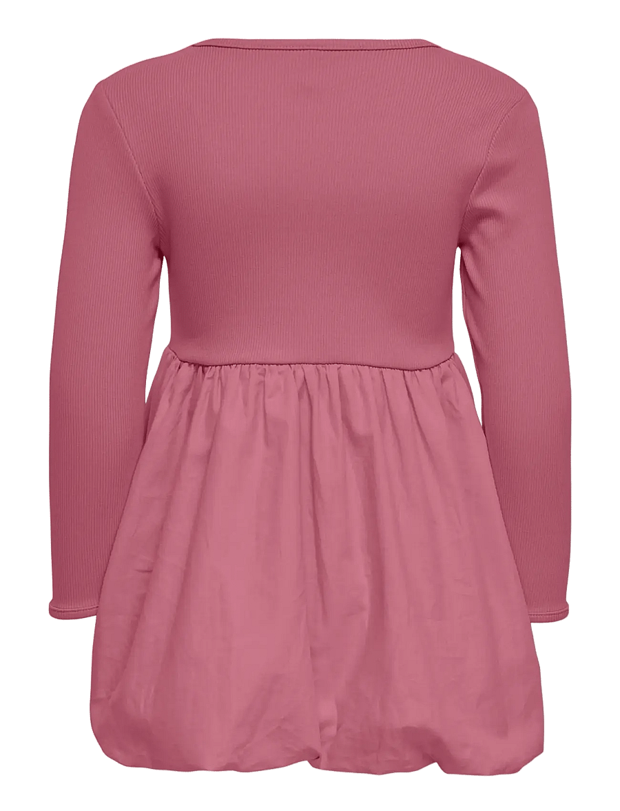 Kids Only - KMGTRINNY SLD LS BAL DRESS JRS NOOS - robes décontractées à manches longues - heather rose - 2