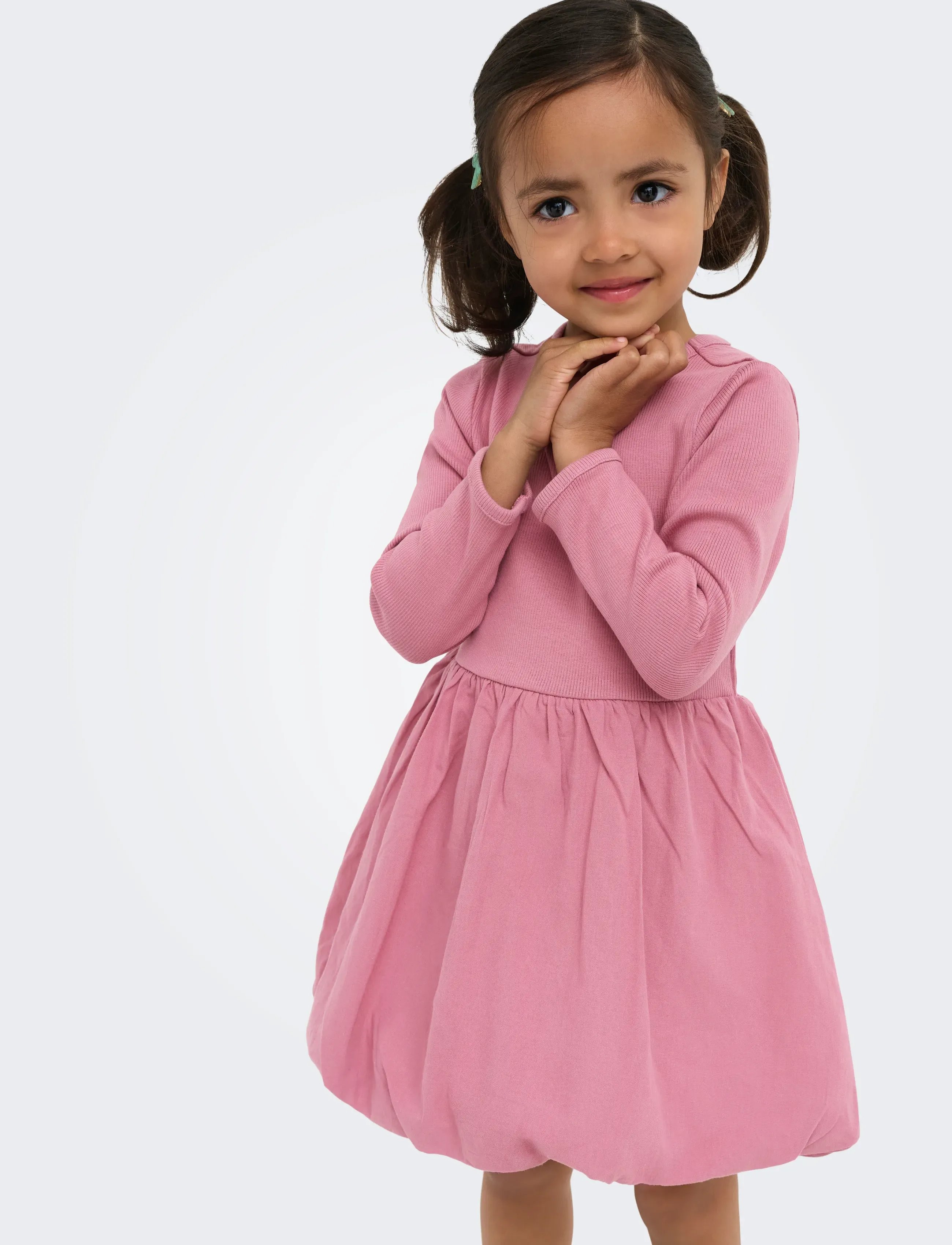 Kids Only - KMGTRINNY SLD LS BAL DRESS JRS NOOS - robes décontractées à manches longues - heather rose - 5