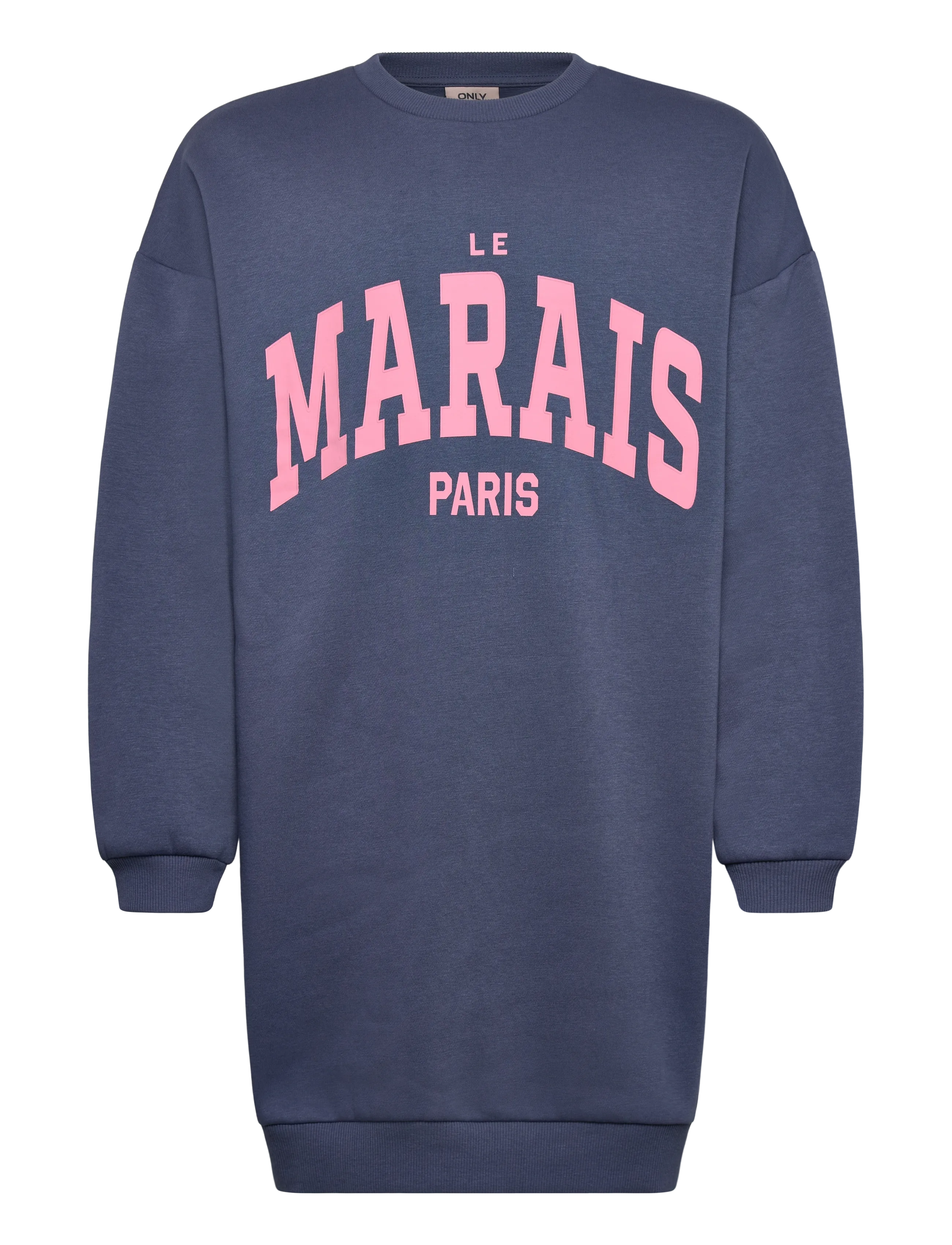 Kids Only KOGMARISA L/S OVZ DRESS CS SWT - Tøj - VINTAGE INDIGO / blue