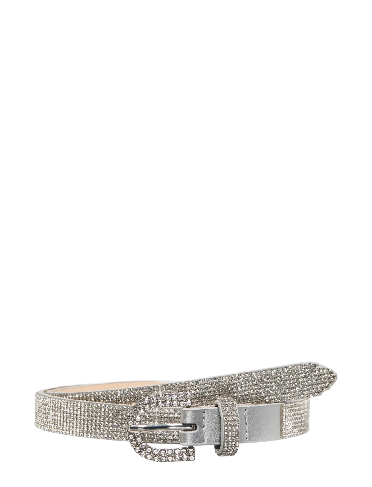 Kids Only KOGMILA GLITTER PU JEANS BELT ACC - KIDS ONLY - SILVER / silver