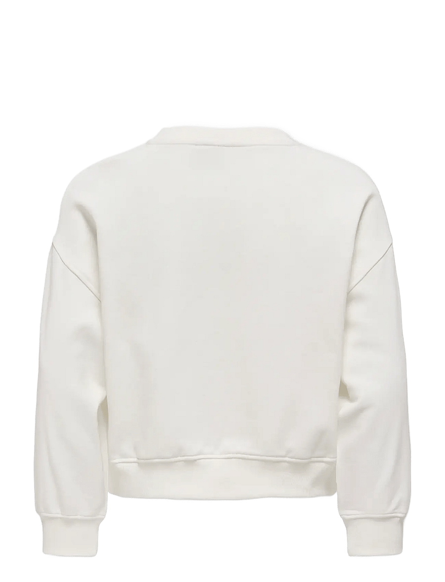 Kids Only - KOGBETINA L/S O-NECK PRINTED SWT - sweatshirts - cloud dancer - 1