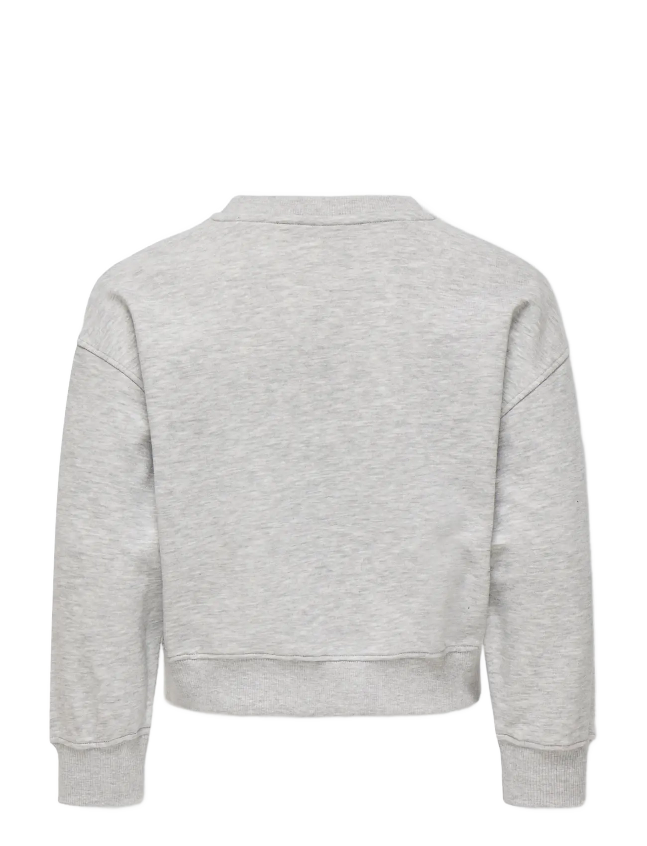 Kids Only - KOGBETINA L/S O-NECK PRINTED SWT - sweatshirts - light grey melange - 1