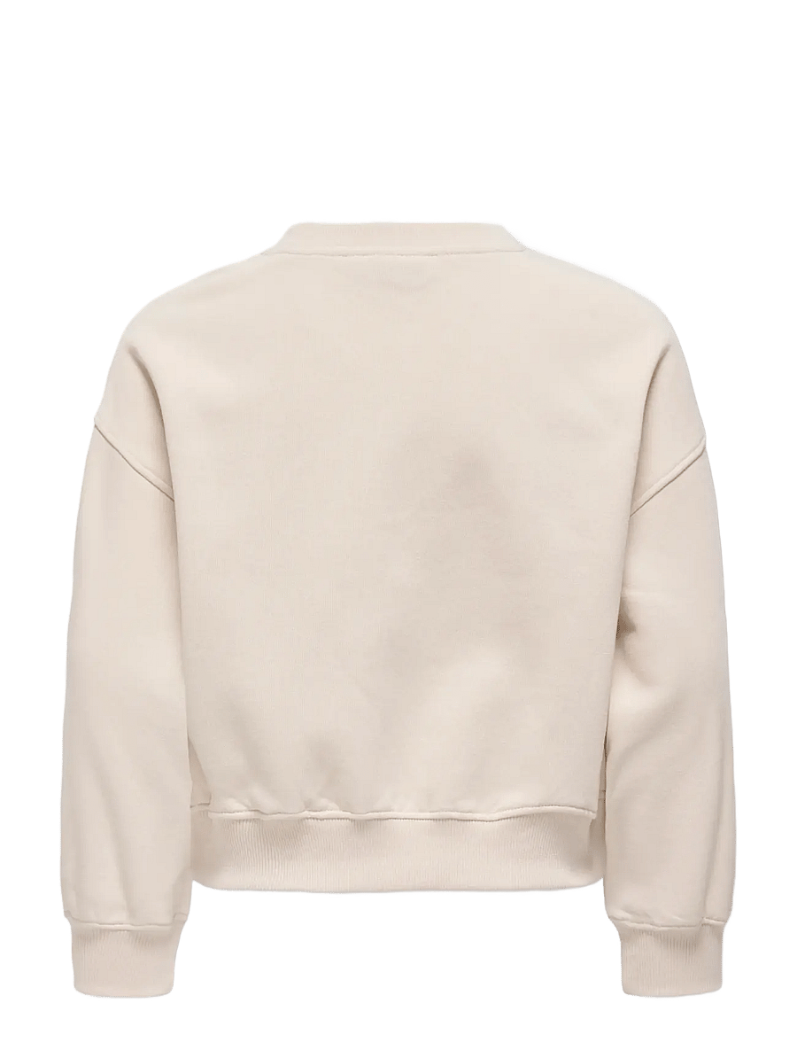 Kids Only - KOGBETINA L/S O-NECK PRINTED SWT - sweatshirts - whitecap gray - 1