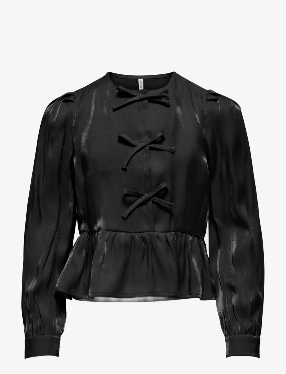 Kids Only - KOGVICTORIA L/S BOW SHIRT WVN - maskeradkläder - black - 0