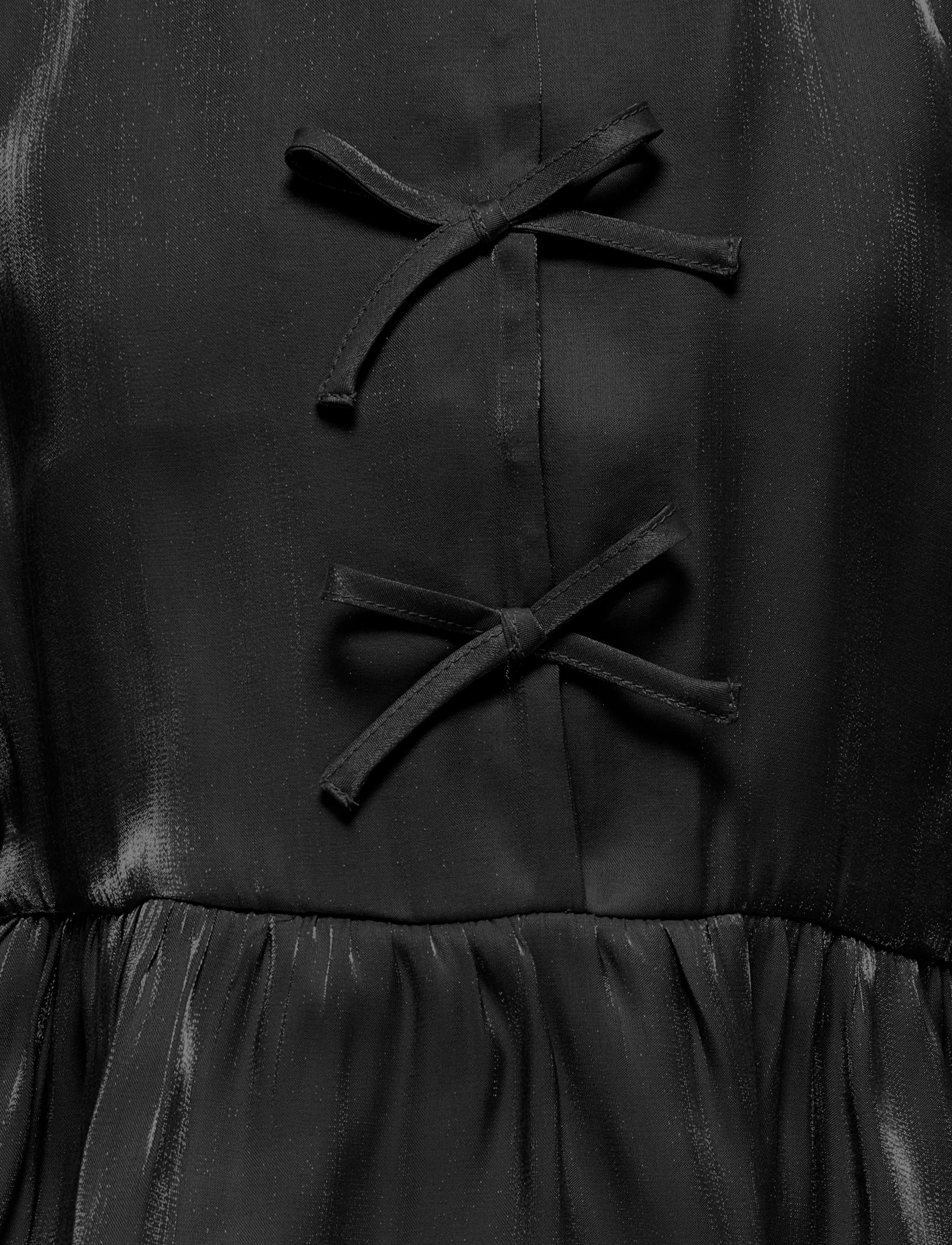 Kids Only - KOGVICTORIA L/S BOW SHIRT WVN - black - 2