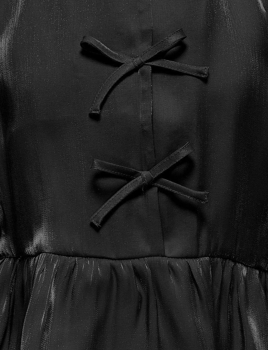 Kids Only - KOGVICTORIA L/S BOW SHIRT WVN - black - 2
