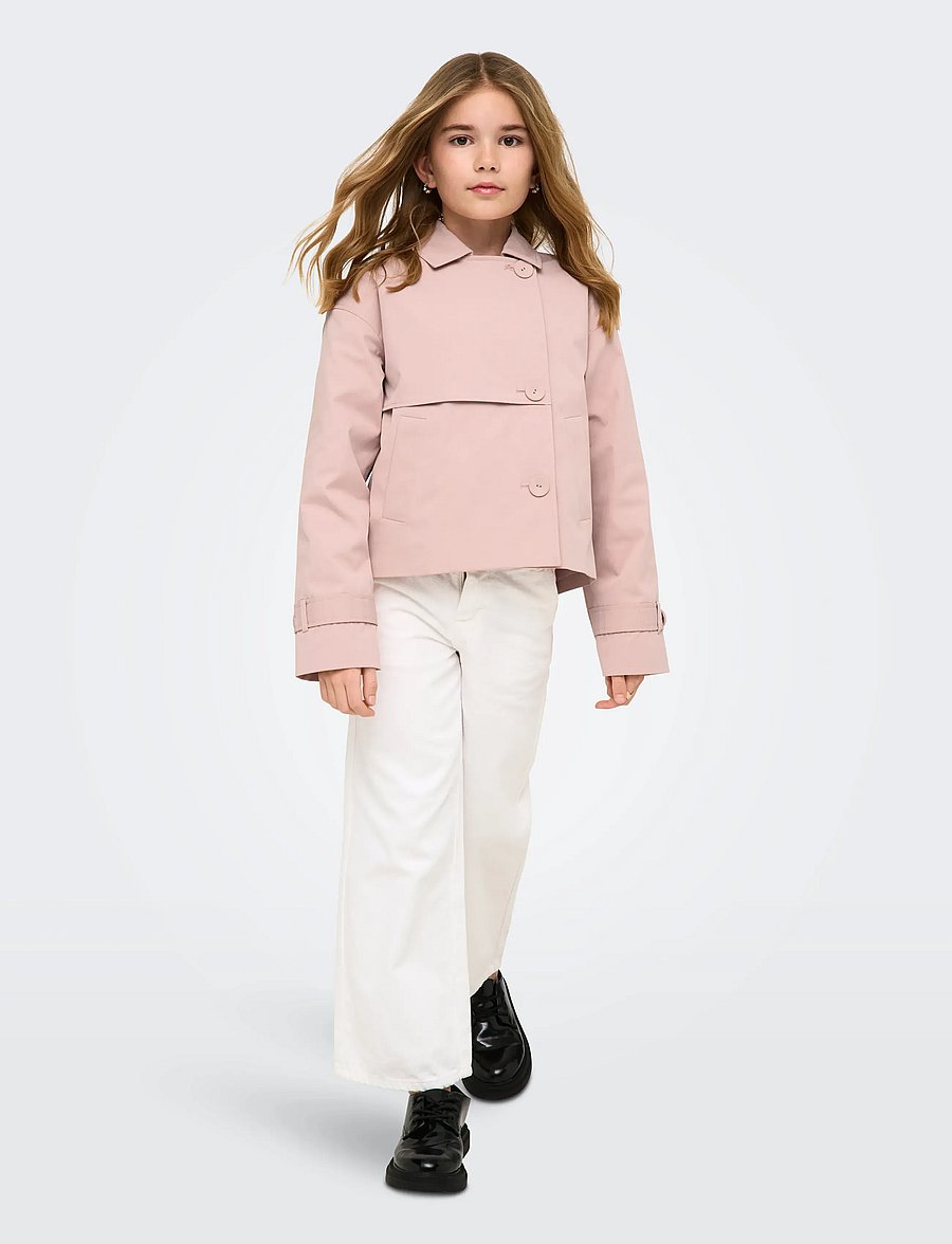 Kids Only - KOGAPRIL LIFE SHORT JACKET VD OTW - lette jakker - adobe rose - 4