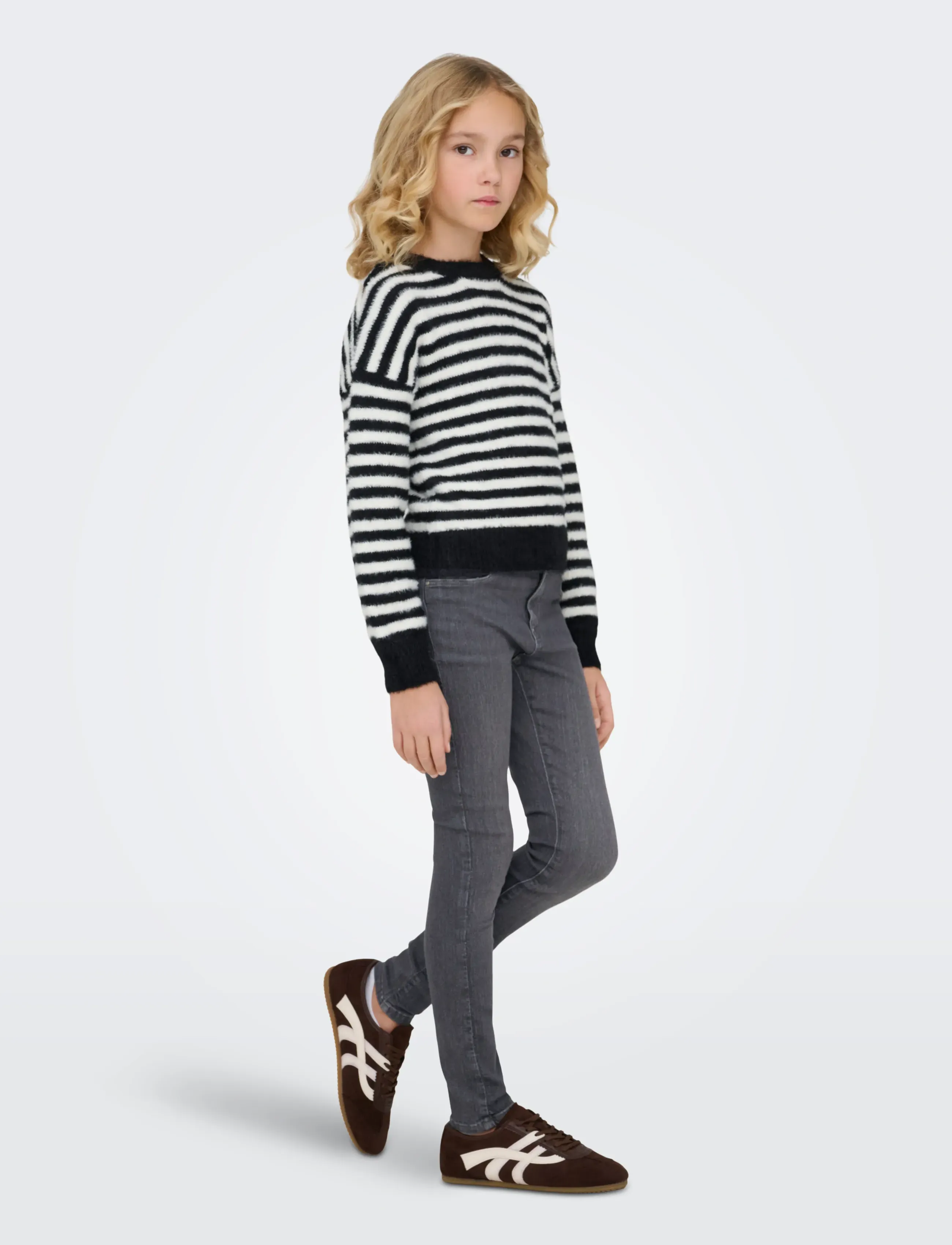 Kids Only - KOGRAIN REG SKINNY DNM PIM571 NOOS - jeans skinny - medium grey denim - 5