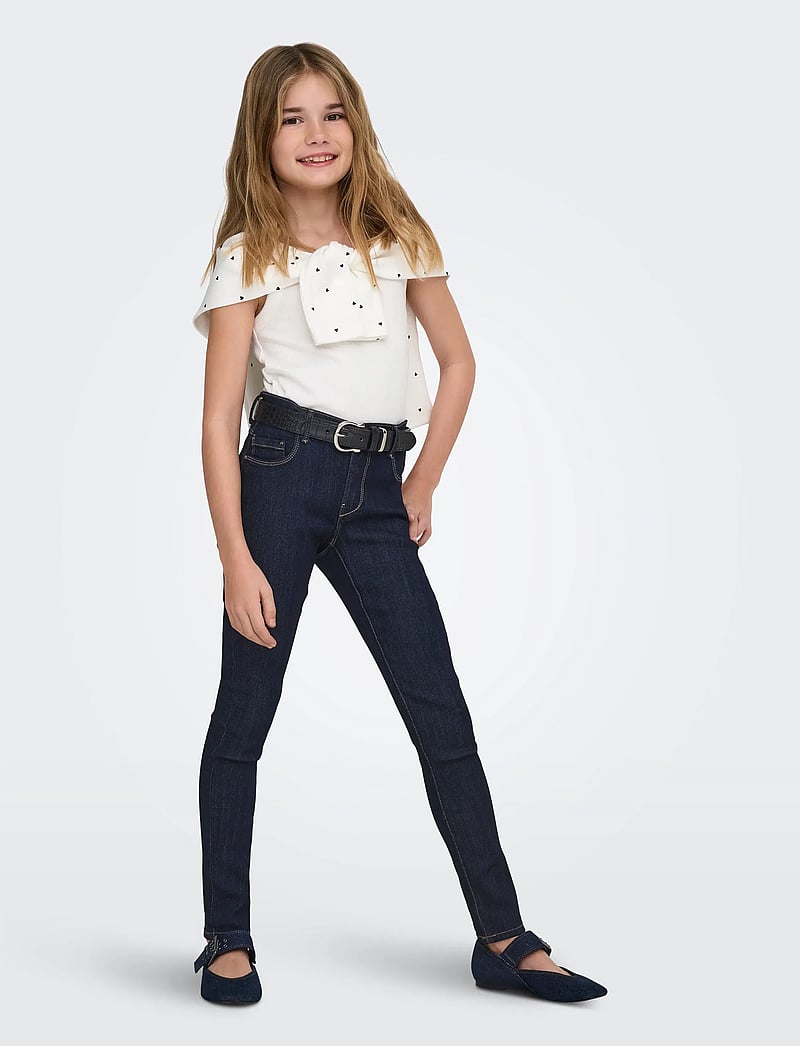 Kids Only - KOGRAIN REG SKINNY DNM PIM572 NOOS - skinny jeans - dark blue denim - 4
