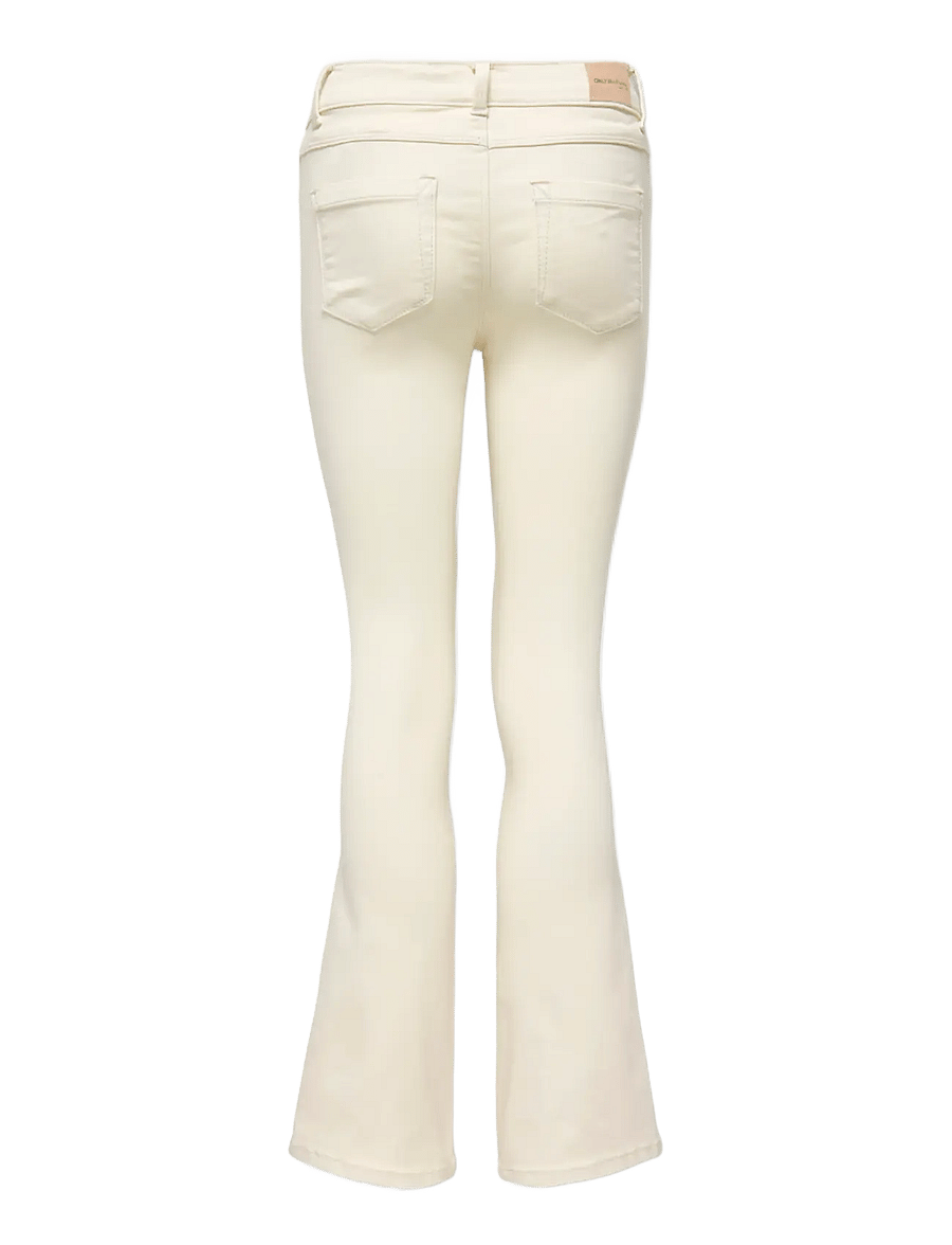 Kids Only - KOGROYAL LIFE REG FLARED PIM019 - bootcut jeans - ecru - 1