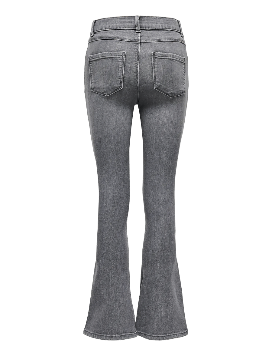 Kids Only - KOGRAIN REG FLARED DNM PIM571 NOOS - nuo kelių platėjantys džinsai - medium grey denim - 1