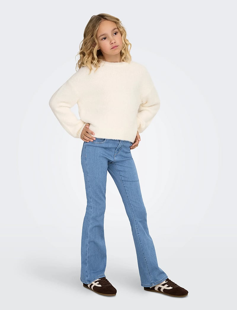 Kids Only - KOGRAIN REG FLARED DNM PIM573 NOOS - bootcut jeans - light blue denim - 4