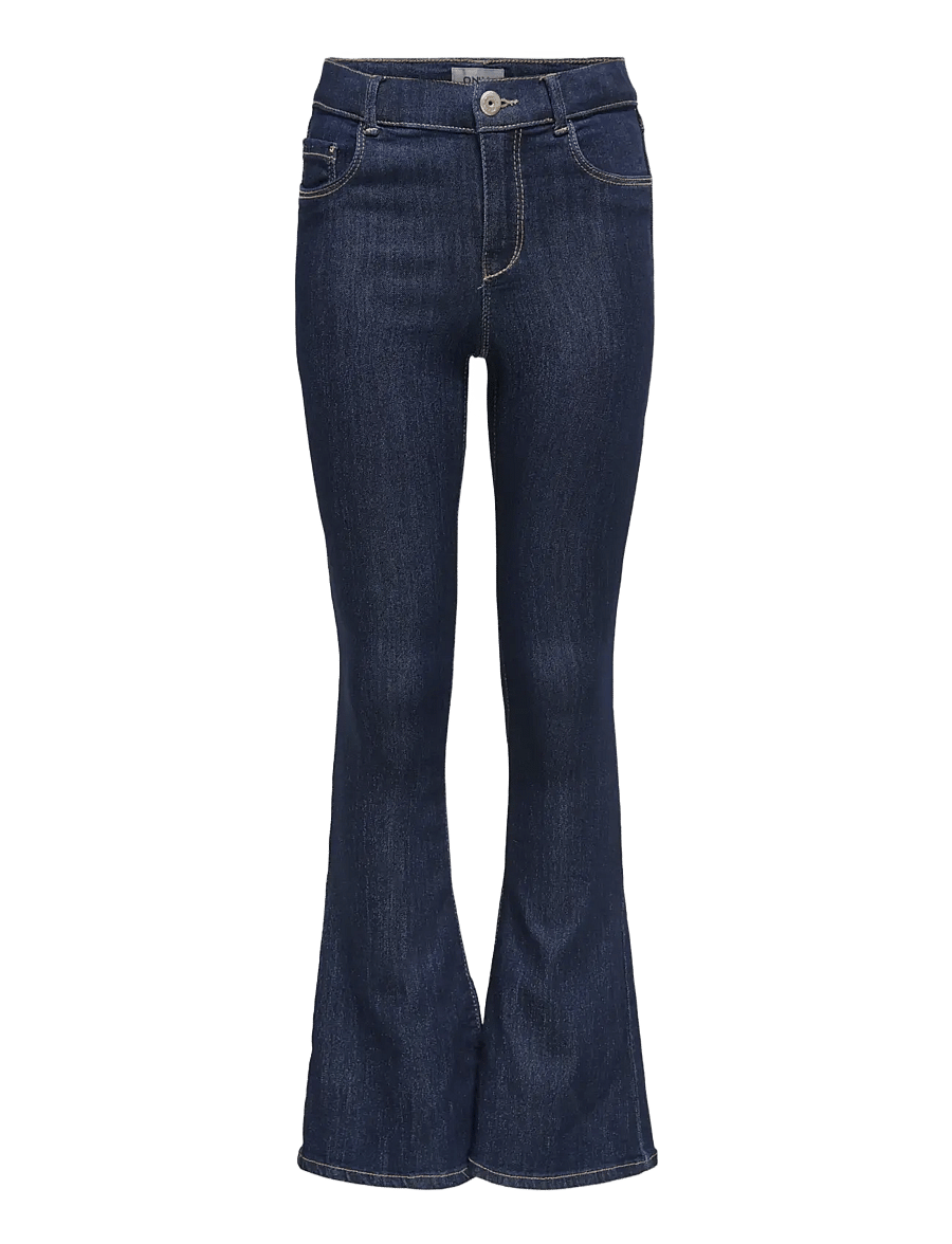 Kids Only - KOGRAIN REG FLARED DNM PIM572 NOOS - bootcut jeans - dark blue denim - 1