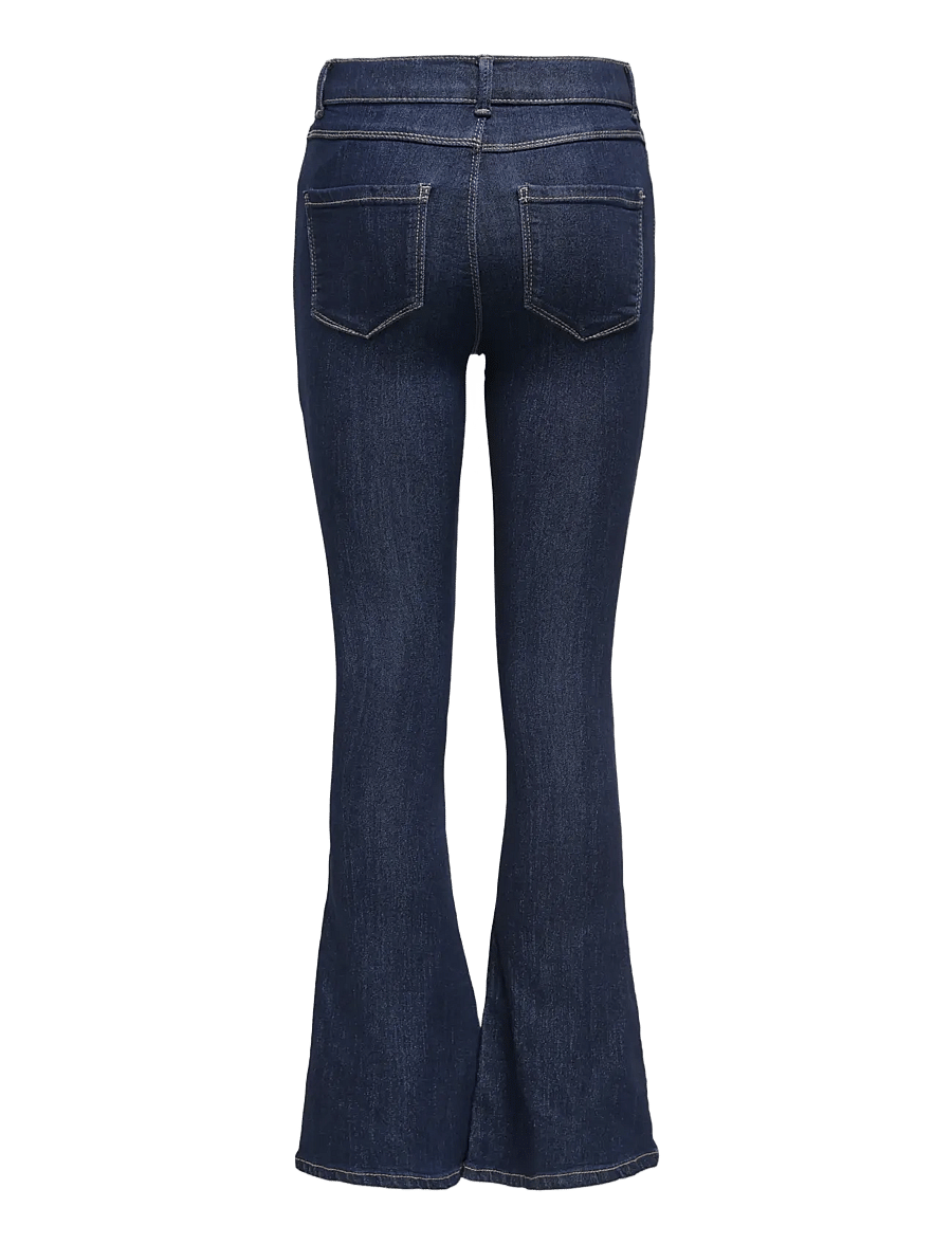 Kids Only - KOGRAIN REG FLARED DNM PIM572 NOOS - bootcut jeans - dark blue denim - 2