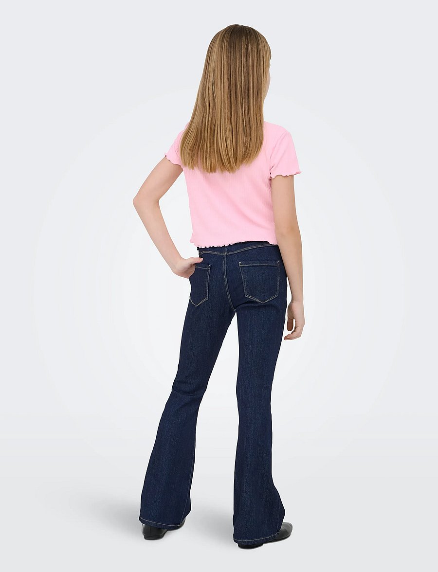 Kids Only - KOGRAIN REG FLARED DNM PIM572 NOOS - bootcut jeans - dark blue denim - 3