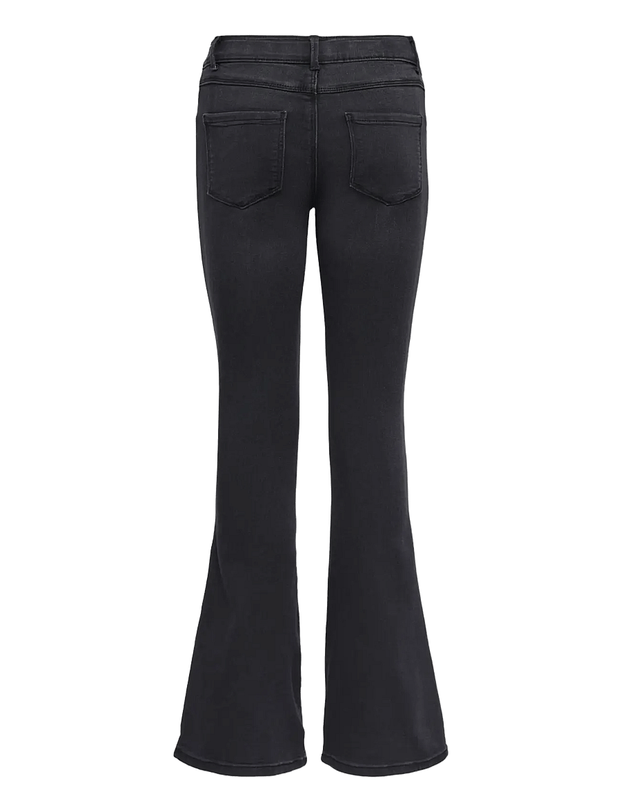 Kids Only - KOGRAIN REG FLARED DNM PIM0013 NOOS - alt laienevad teksad - washed black - 2