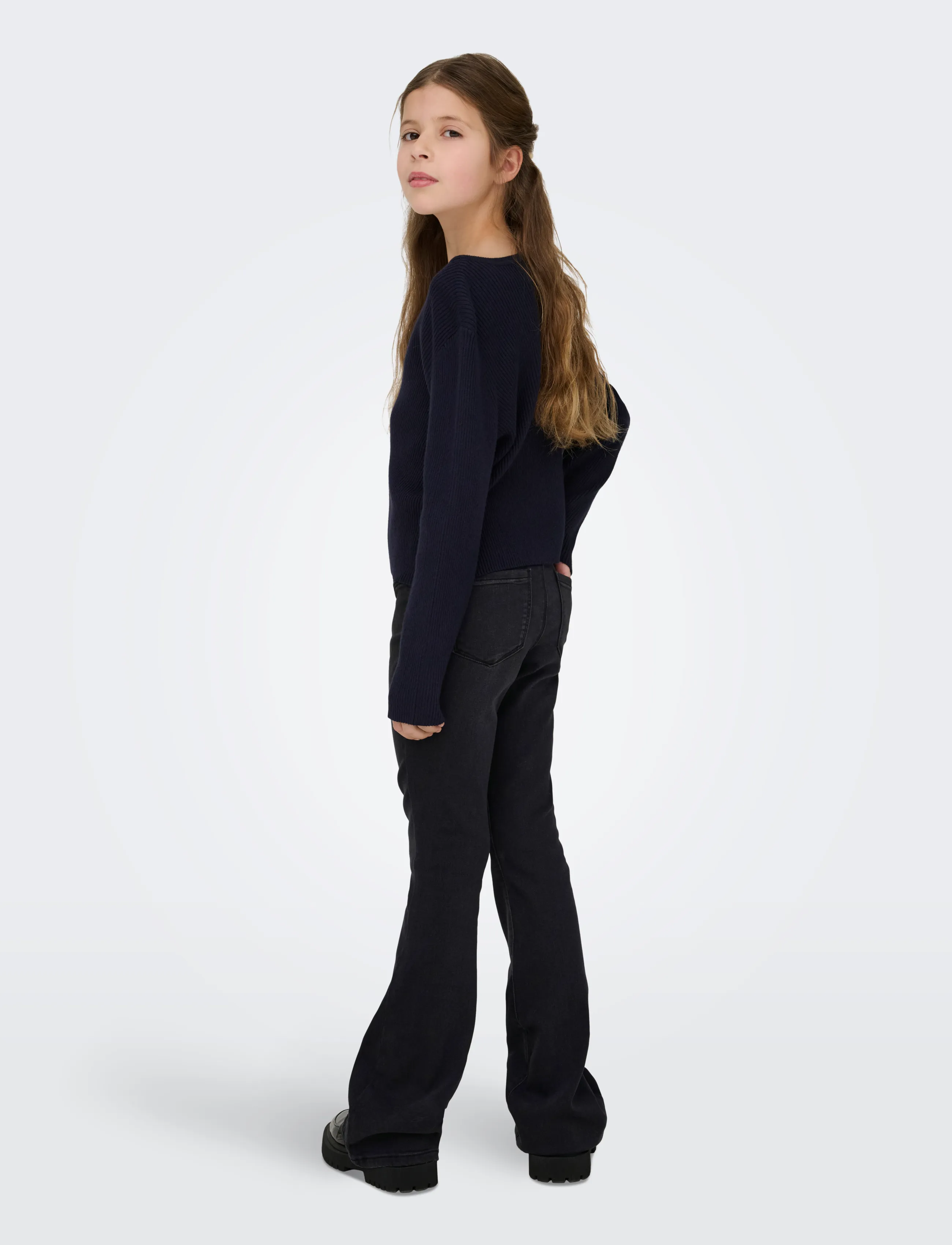 Kids Only - KOGRAIN REG FLARED DNM PIM0013 NOOS - bootcut jeans - washed black - 3