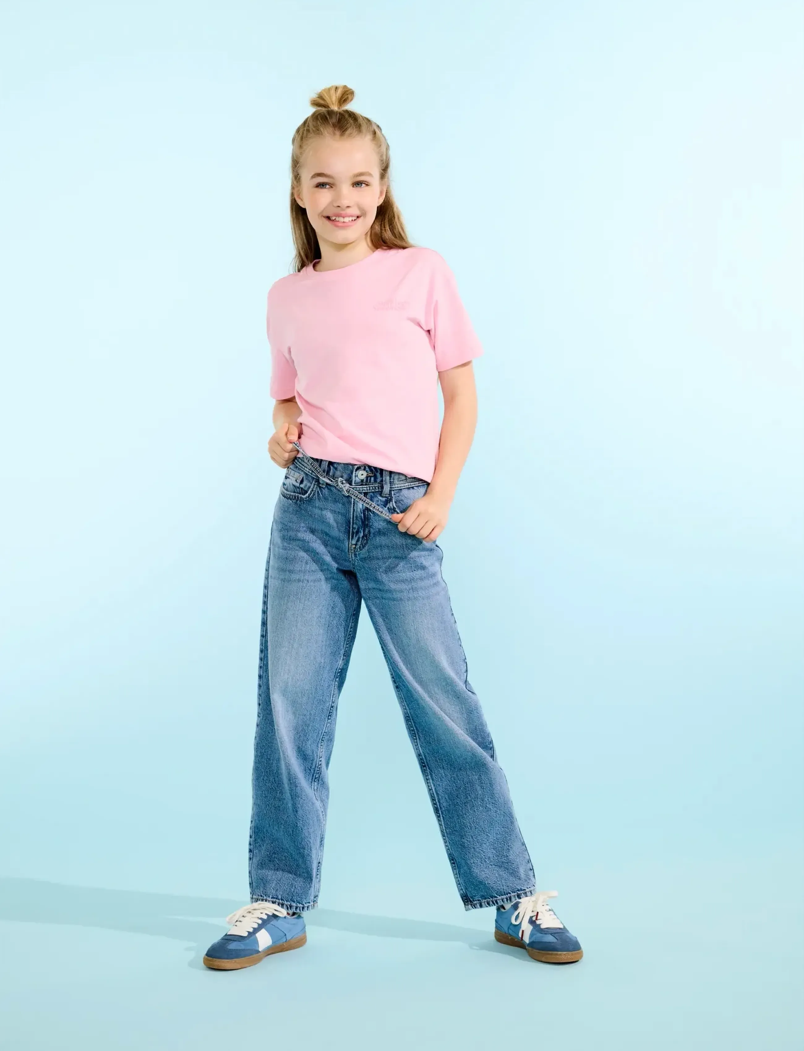 Kids Only KOGGIANNA STRAIGHT DNM PIM1805 - Jeans - LIGHT BLUE DENIM / blue