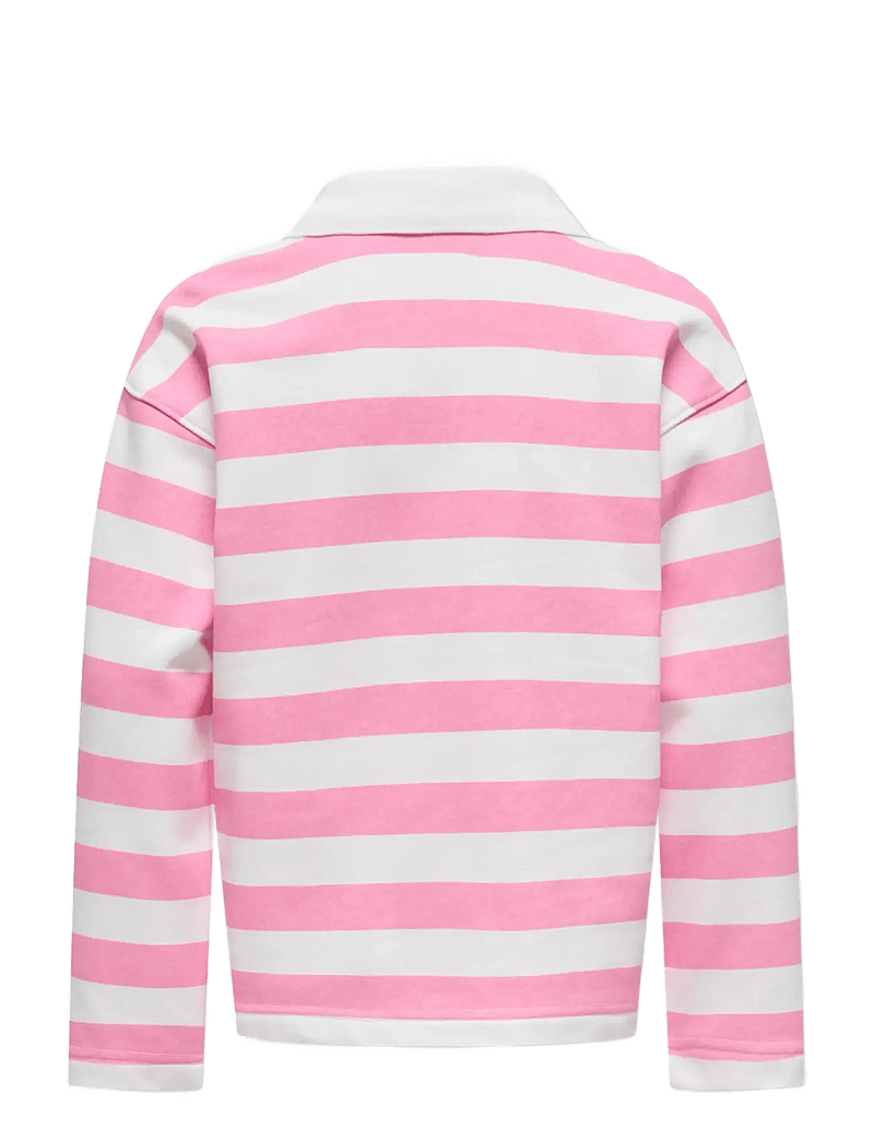 Kids Only - KOGESTHER L/S POLO EMB VD SWT - pikkade varrukatega polod - begonia pink - 2