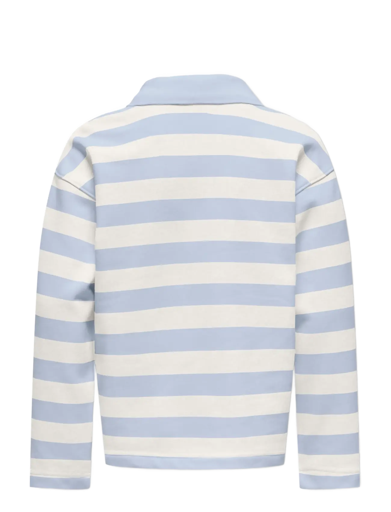 Kids Only - KOGESTHER L/S POLO EMB VD SWT - langerma pólóbolir - soft chambray - 1